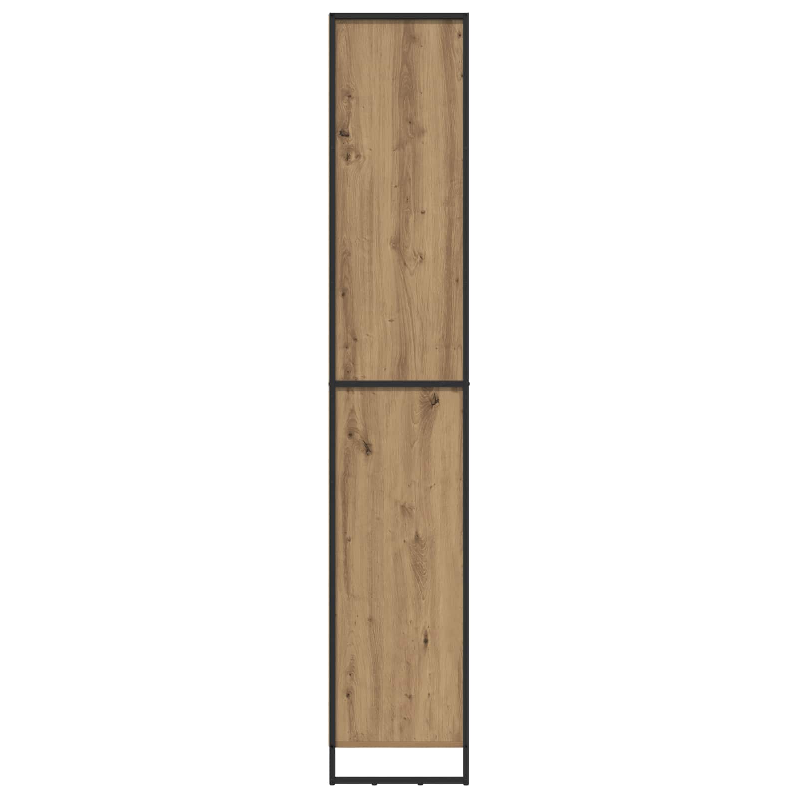 Hoge Kasten Ambachtelijk eiken 60 x 36 x 200 cm Bewerkt hout is nu te koop bij PeponiXL, paradijselijk wonen!