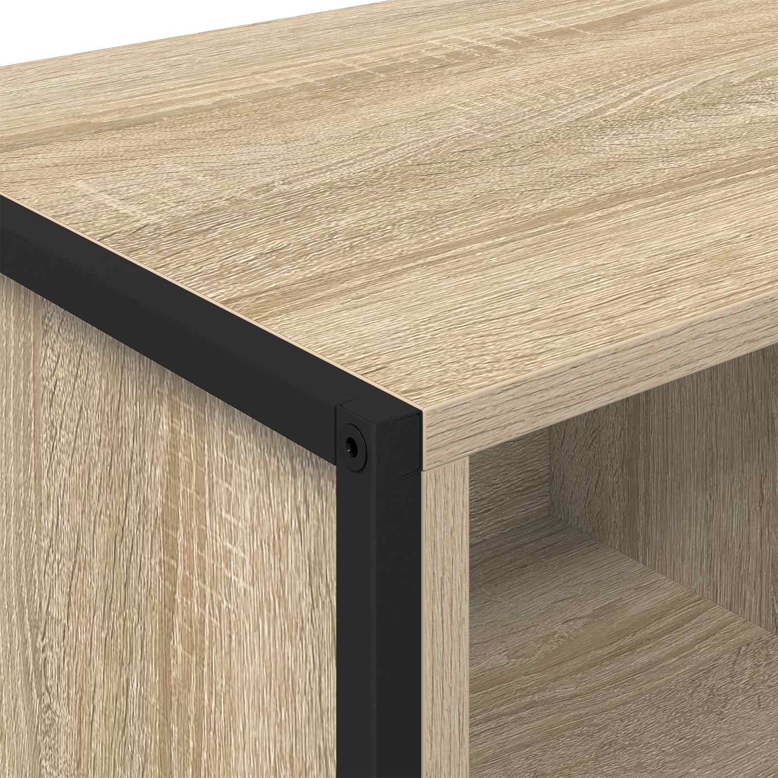 Dressoir met lade 2 pcs Sonoma 81 x 36 x 150.5 cm Bewerkt hout is nu te koop bij PeponiXL, paradijselijk wonen!