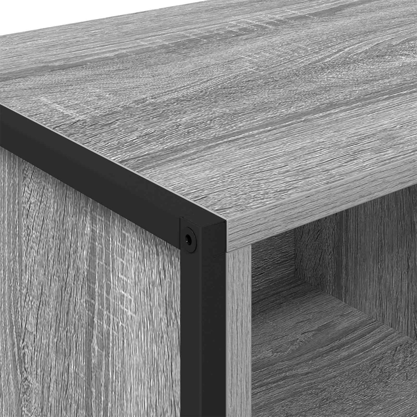 Dressoir 2 pcs Grijs Sonoma 81 x 36 x 150.5 cm Bewerkt hout is nu te koop bij PeponiXL, paradijselijk wonen!