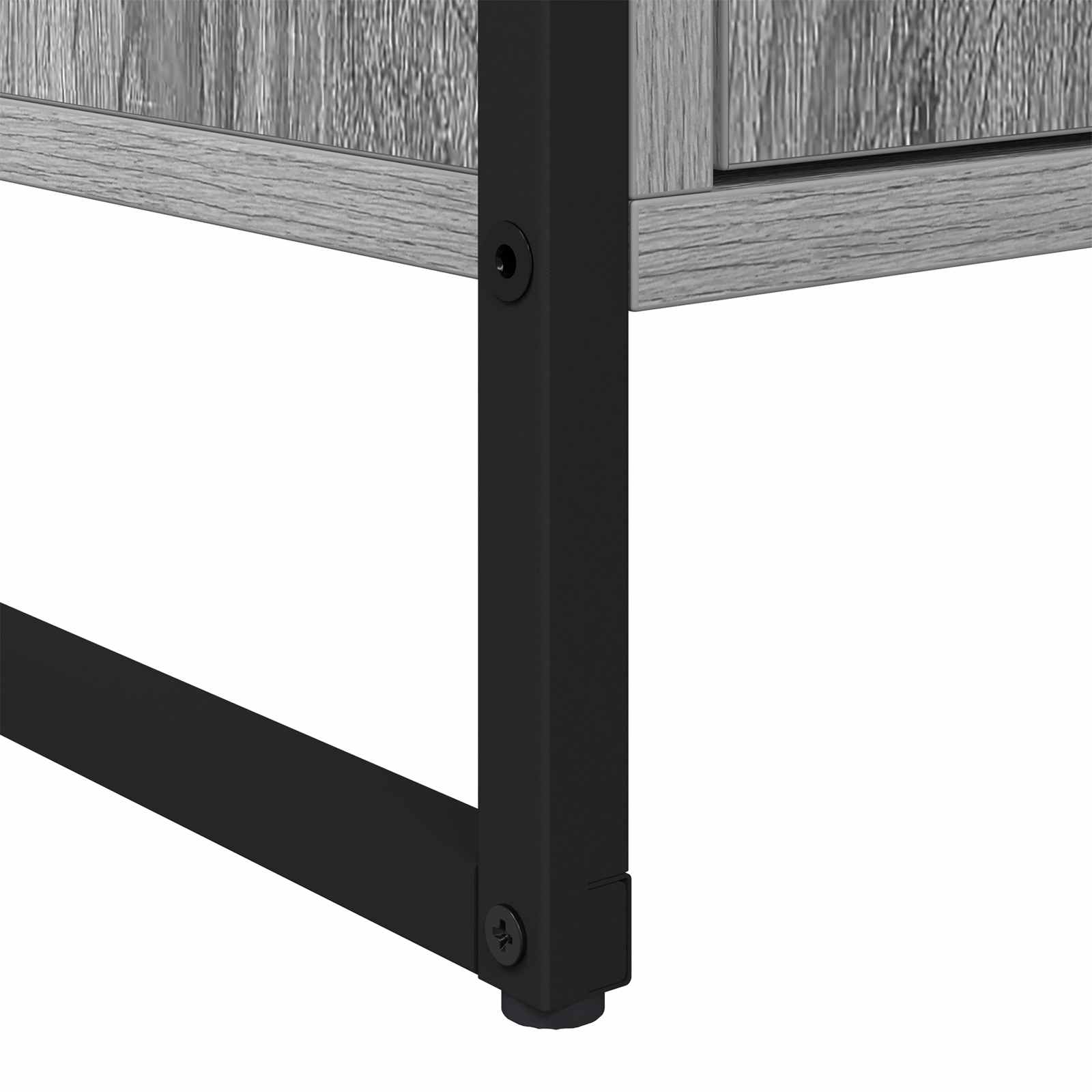 Dressoir 2 pcs Grijs Sonoma 81 x 36 x 150.5 cm Bewerkt hout is nu te koop bij PeponiXL, paradijselijk wonen!