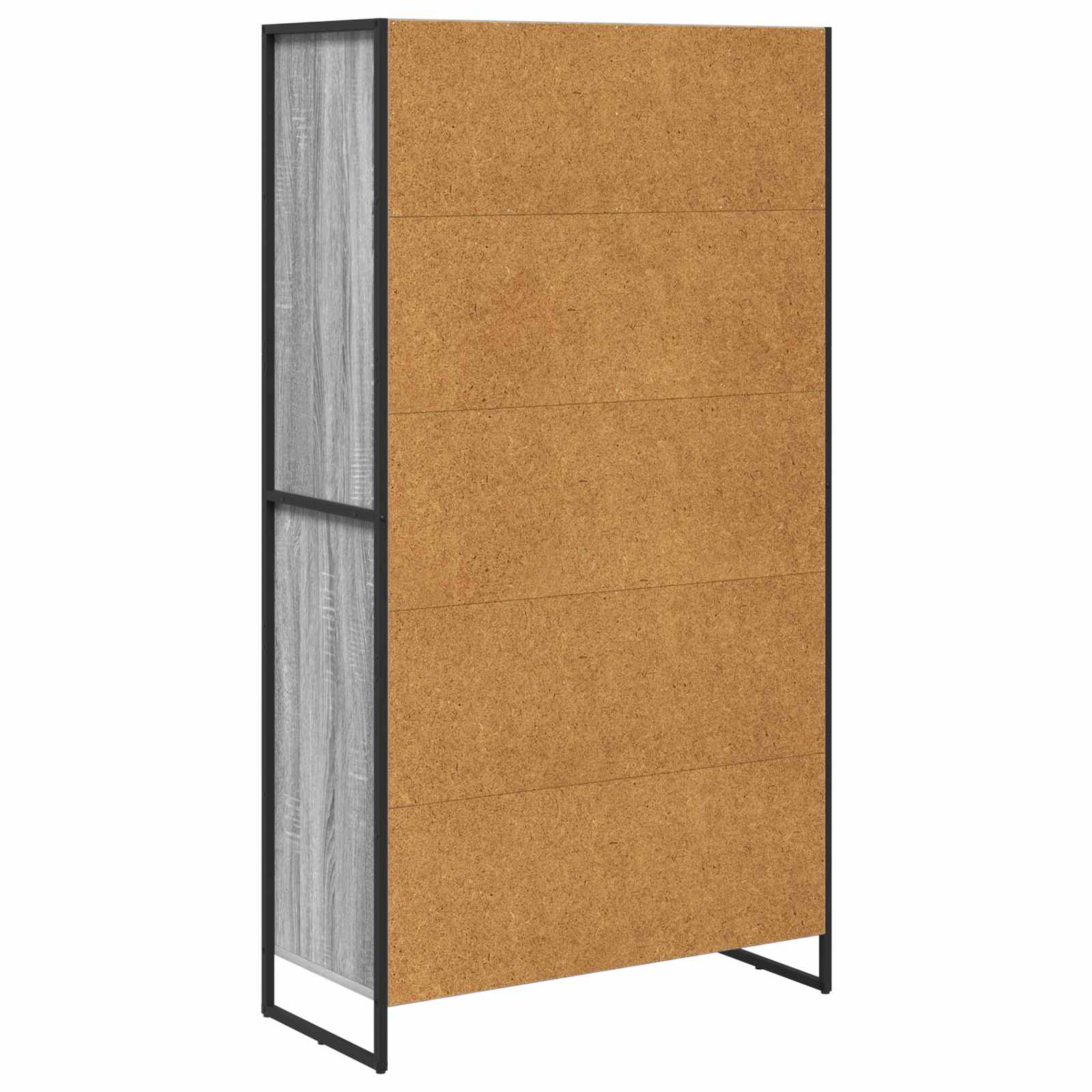 Dressoir 2 pcs Grijs Sonoma 81 x 36 x 150.5 cm Bewerkt hout is nu te koop bij PeponiXL, paradijselijk wonen!