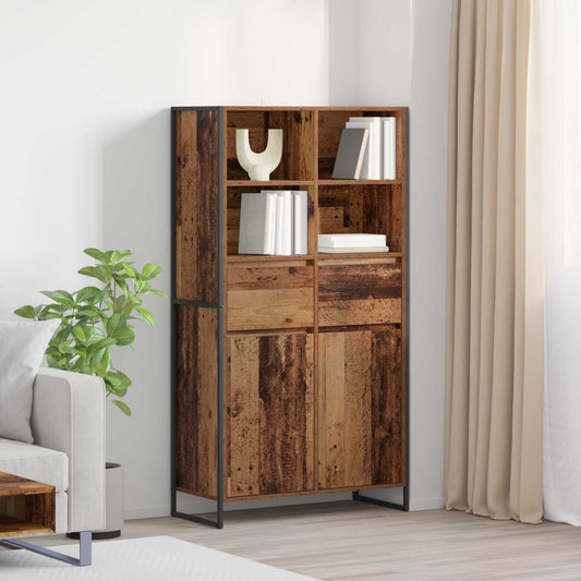 Dressoir 2 pcs Oud Hout 81 x 36 x 150.5 cm Bewerkt hout is nu te koop bij PeponiXL, paradijselijk wonen!