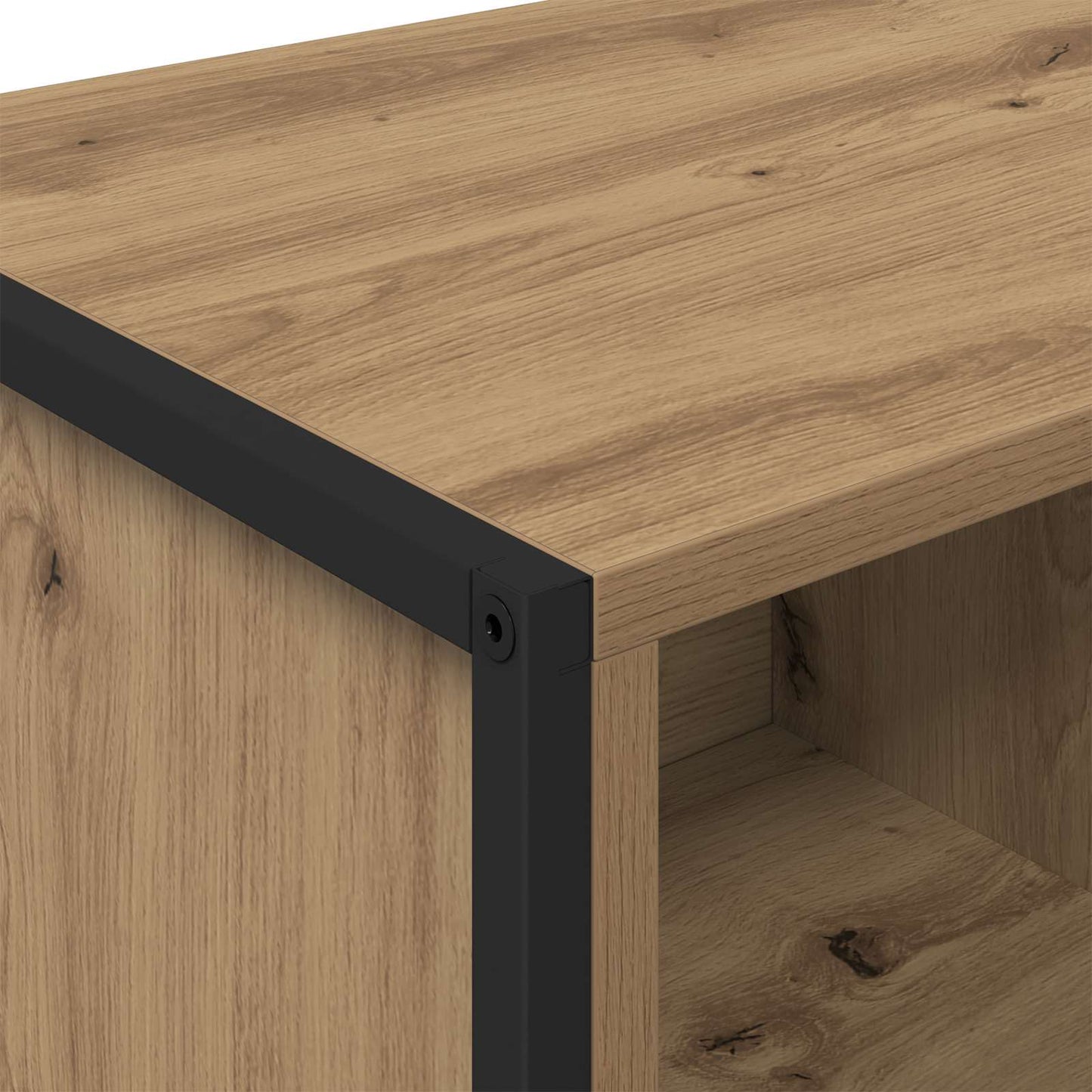 Dressoir met lade 2 pcs Ambachtelijk eiken 81 x 36 x 150.5 cm is nu te koop bij PeponiXL, paradijselijk wonen!