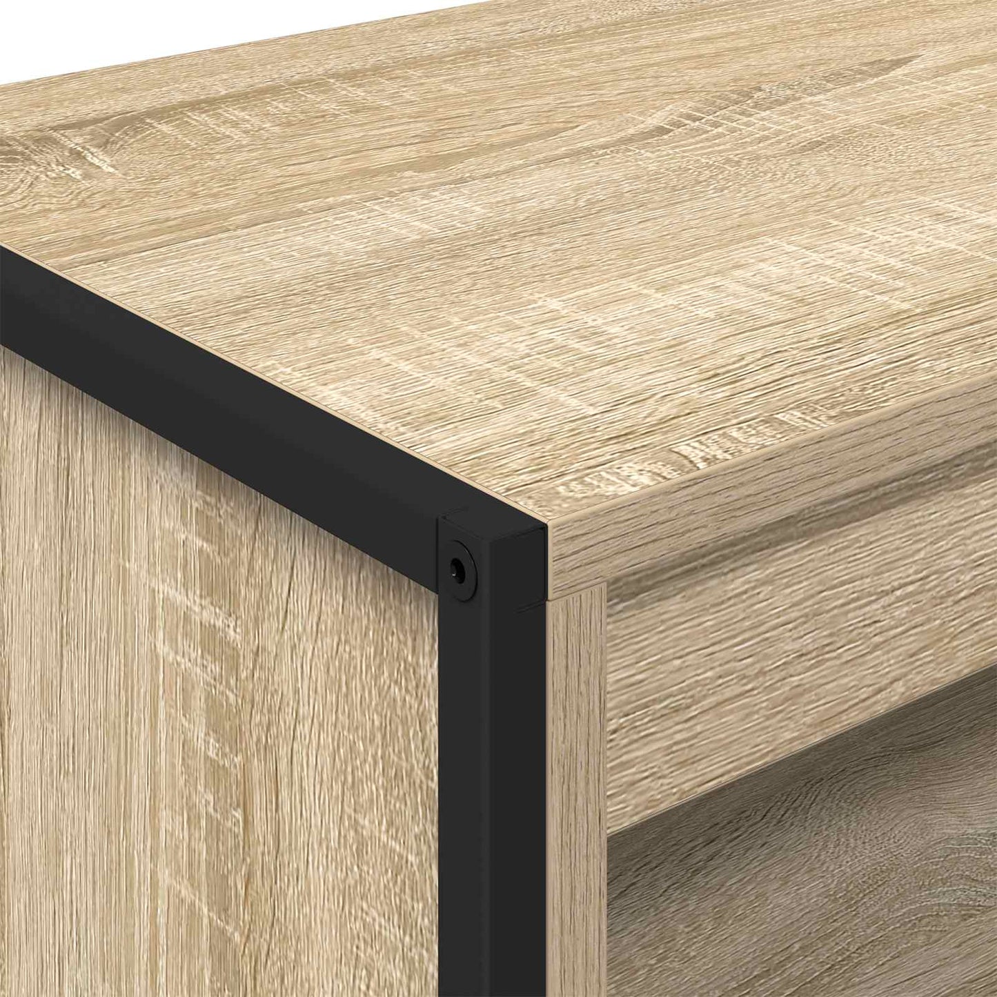 Hoge Kasten Sonoma 79 x 36 x 200 cm Bewerkt hout is nu te koop bij PeponiXL, paradijselijk wonen!