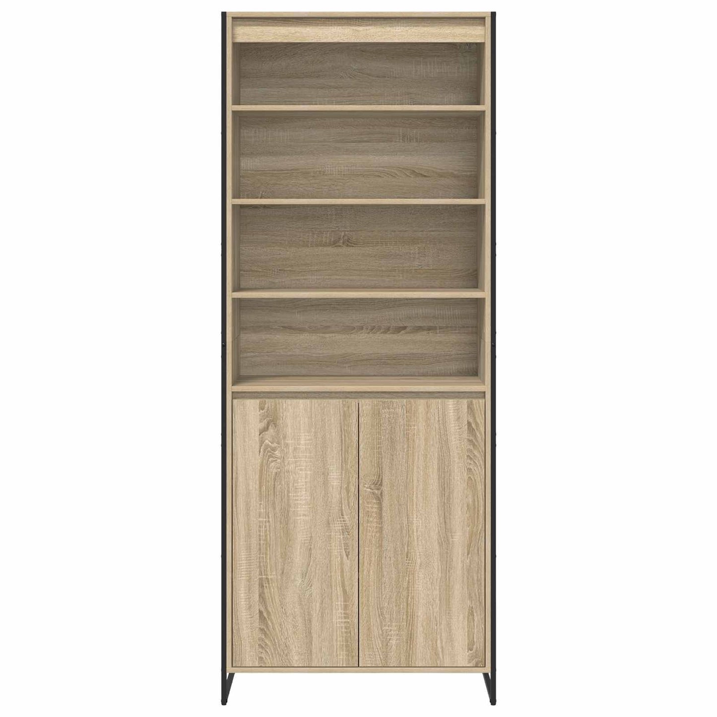 Hoge Kasten Sonoma 79 x 36 x 200 cm Bewerkt hout is nu te koop bij PeponiXL, paradijselijk wonen!