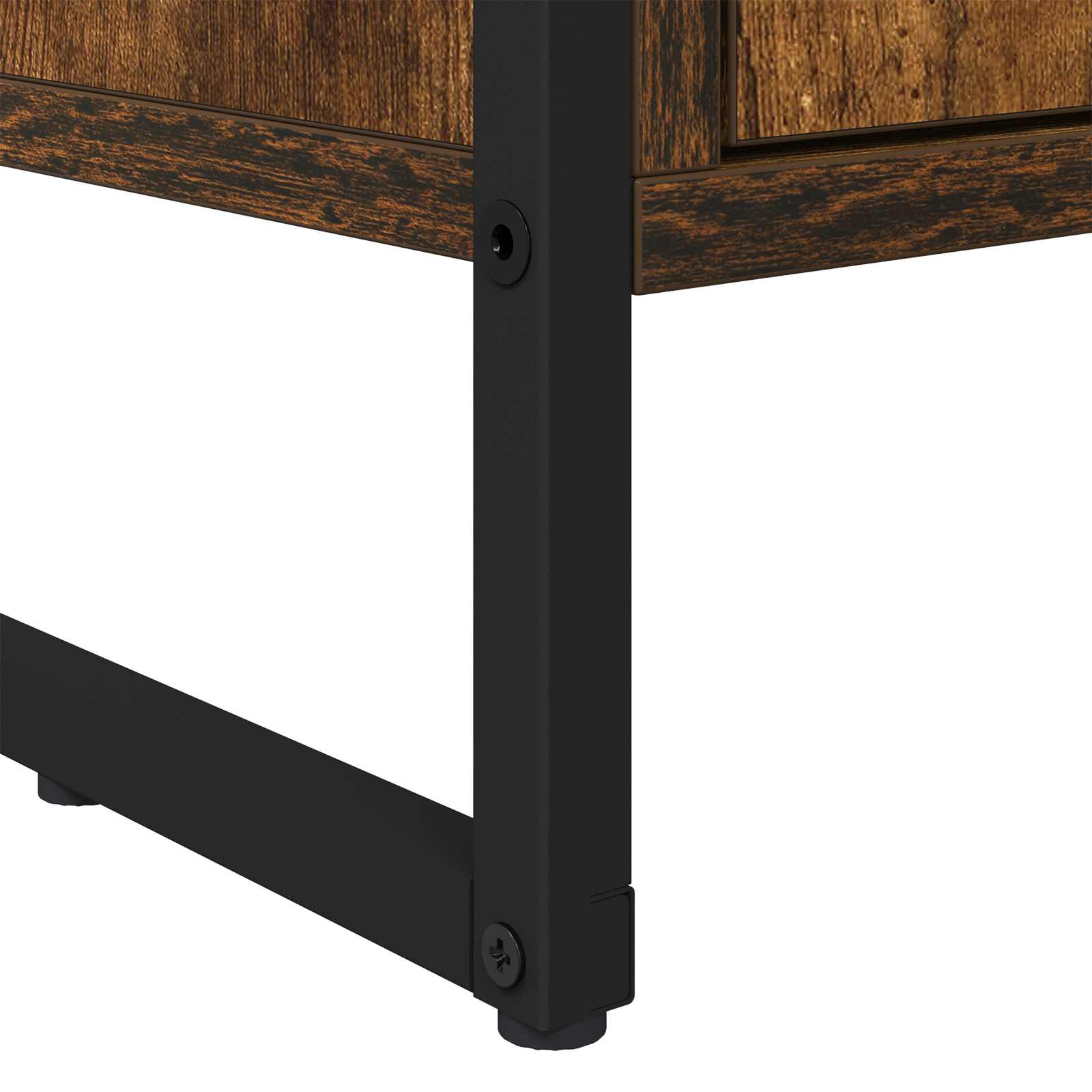 Hoge Kasten Rook Eik 79 x 36 x 200 cm Bewerkt hout is nu te koop bij PeponiXL, paradijselijk wonen!