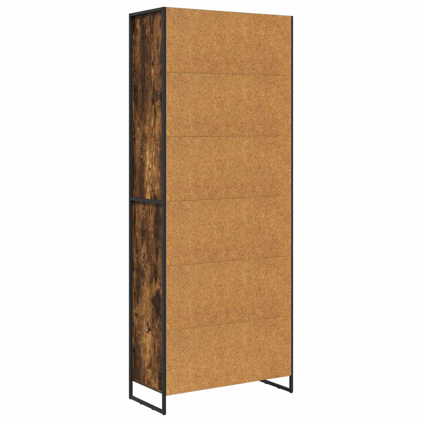 Hoge Kasten Rook Eik 79 x 36 x 200 cm Bewerkt hout is nu te koop bij PeponiXL, paradijselijk wonen!