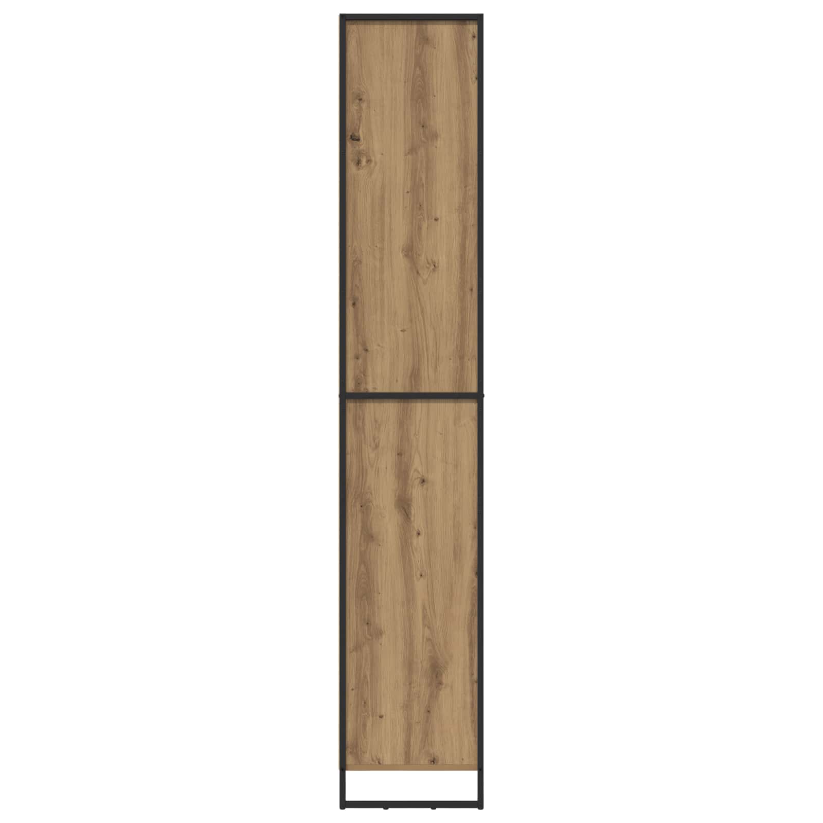 Hoge Kasten Ambachtelijk eiken 79 x 36 x 200 cm Bewerkt hout is nu te koop bij PeponiXL, paradijselijk wonen!