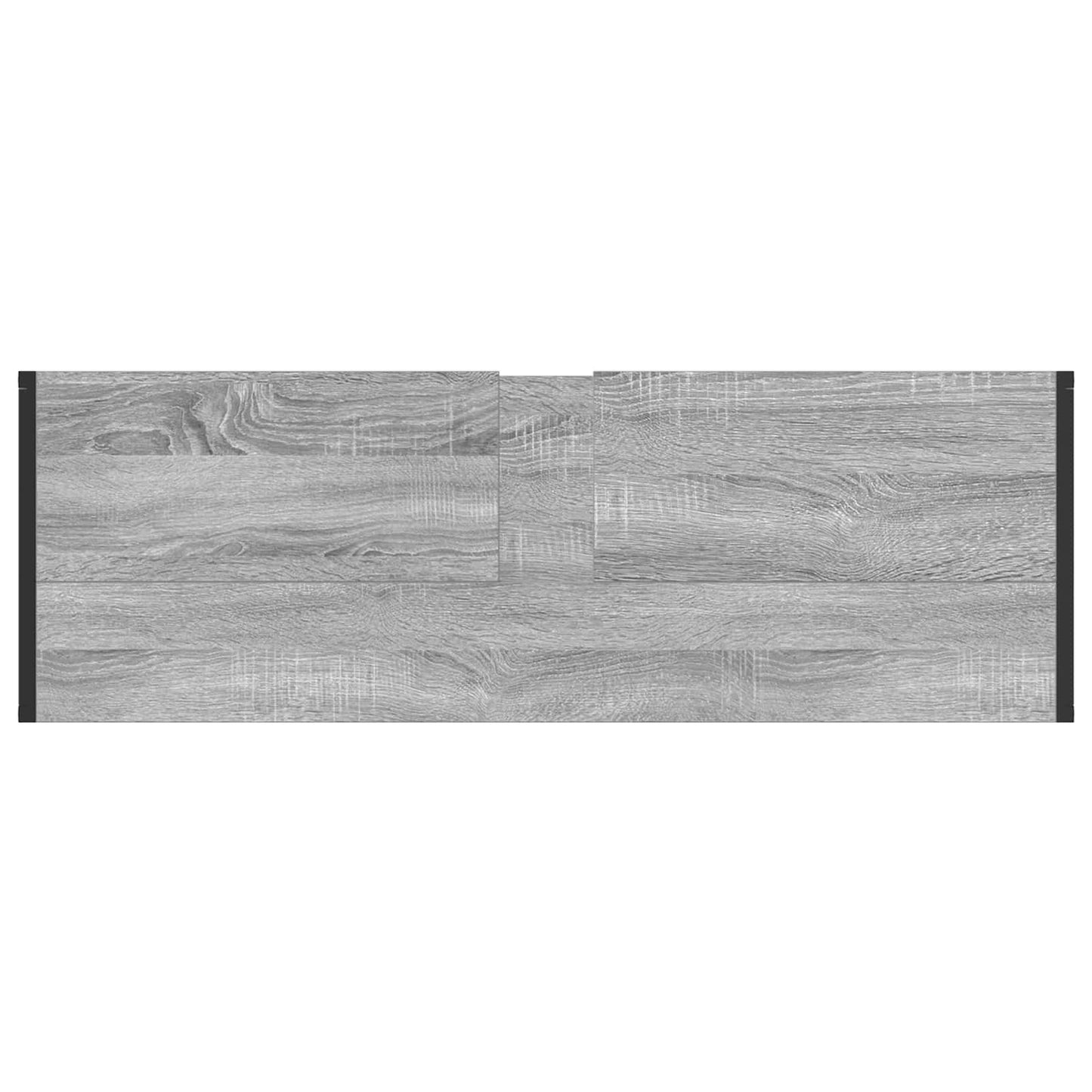 Badkamermeubelset met lade met plank Grijs Sonoma Bewerkt hout is nu te koop bij PeponiXL, paradijselijk wonen!