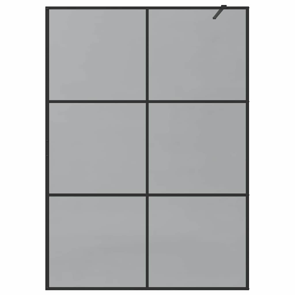 Inloop Douche Wand Zwart 140 x 195 cm gehard glas is nu te koop bij PeponiXL, paradijselijk wonen!