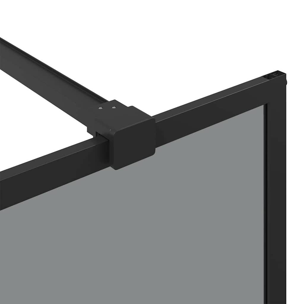 Inloop Douche Wand Zwart 90 x 195 cm gehard glas is nu te koop bij PeponiXL, paradijselijk wonen!