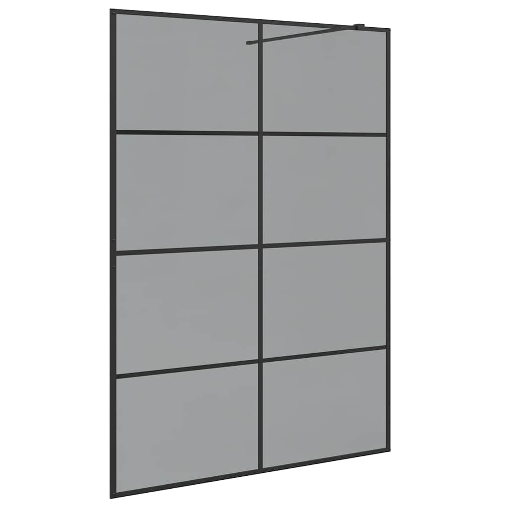 Inloop Douche Wand Zwart 140 x 195 cm gehard glas is nu te koop bij PeponiXL, paradijselijk wonen!