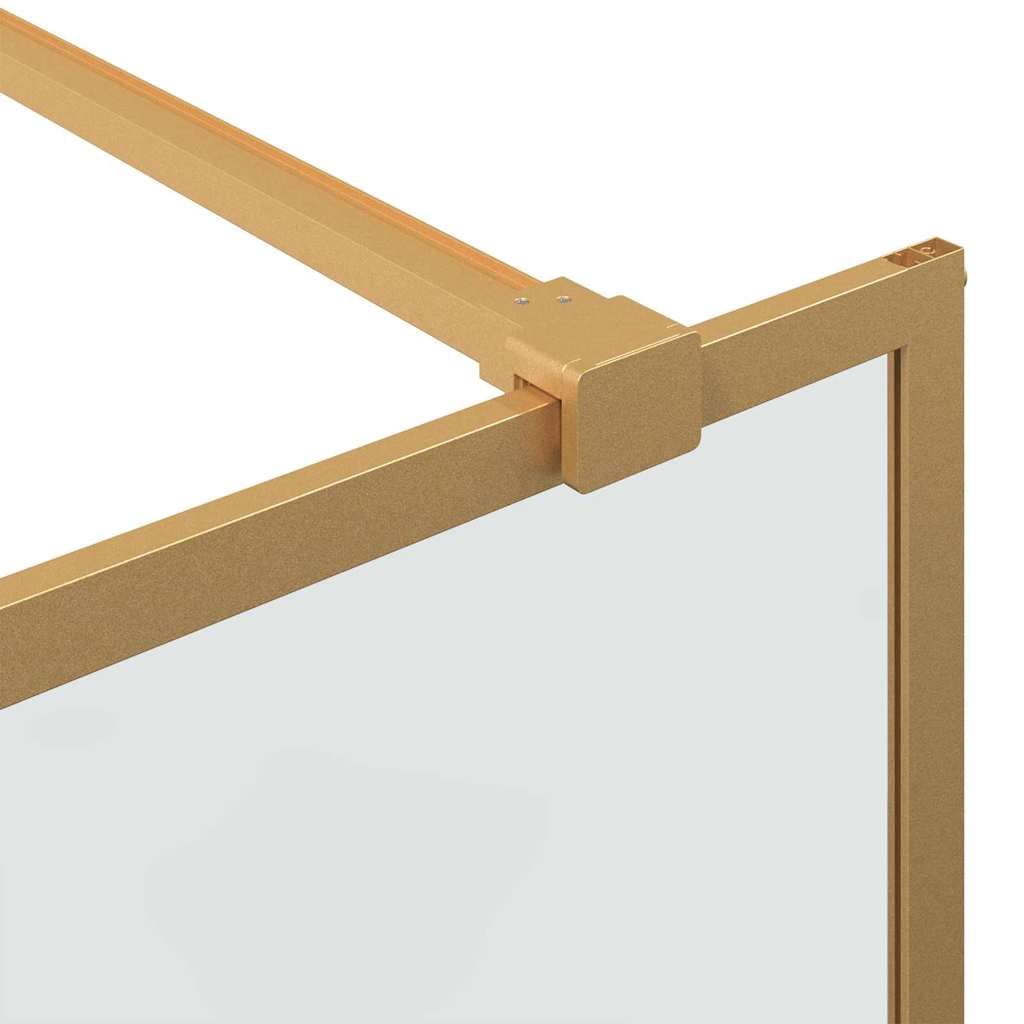 Inloop Douche Wand Goud 90 x 195 cm gehard glas is nu te koop bij PeponiXL, paradijselijk wonen!