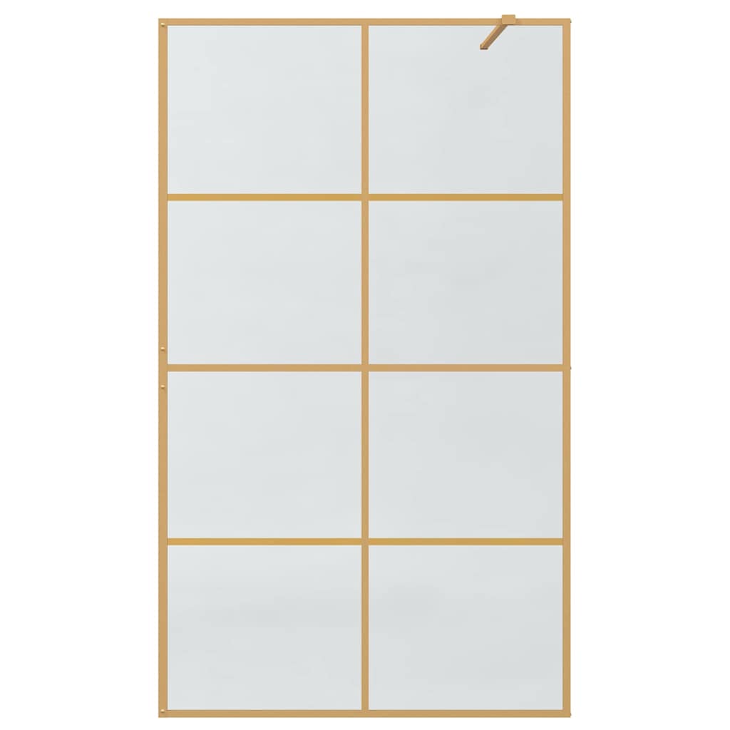 Inloop Douche Wand Goud 115 x 195 cm gehard glas is nu te koop bij PeponiXL, paradijselijk wonen!