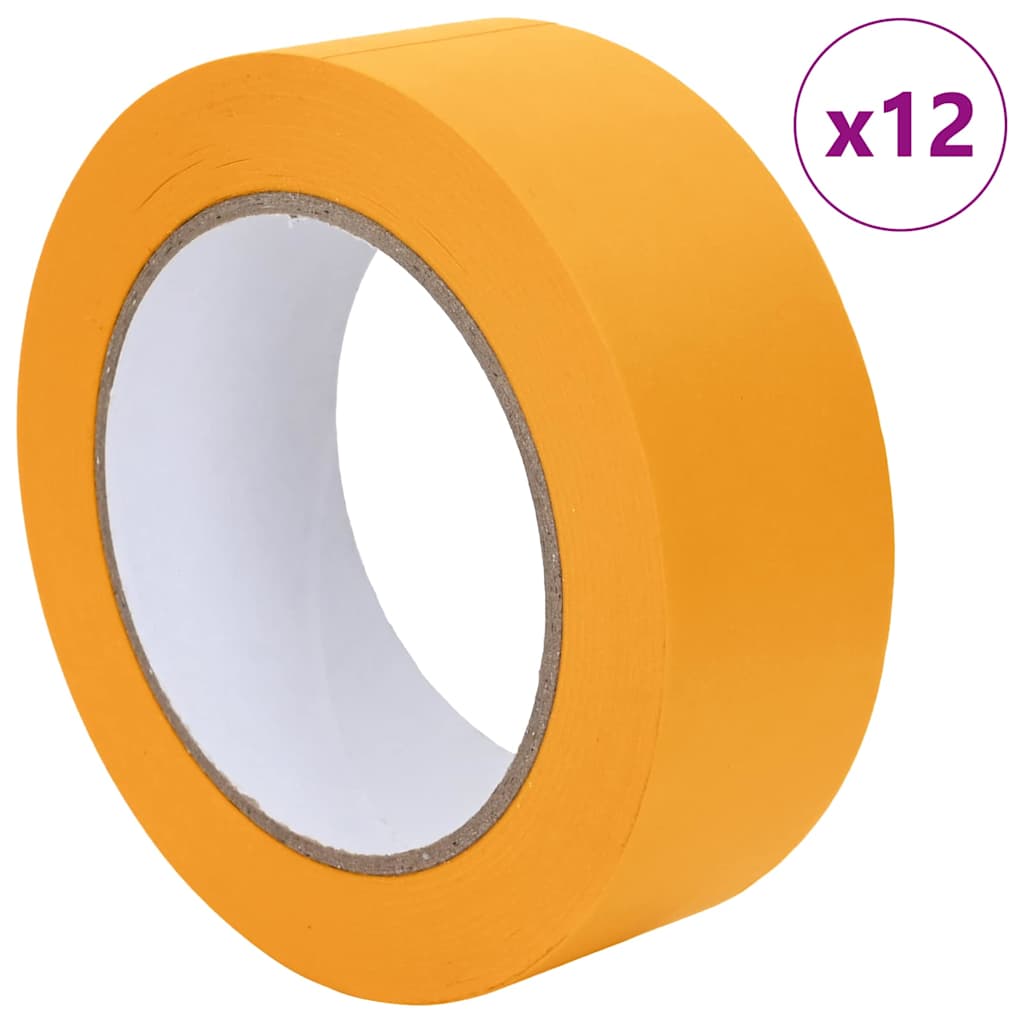 Verf Maskertapes 12 pcs Geel 38mm x 50m Papier is nu te koop bij PeponiXL, paradijselijk wonen!