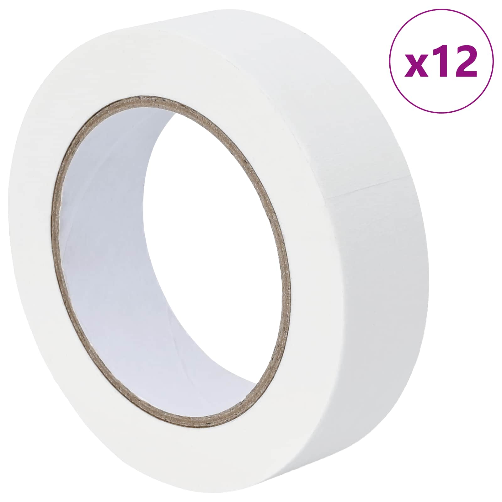 Verf Maskertapes 12 pcs Wit 30mm x 50m Papier is nu te koop bij PeponiXL, paradijselijk wonen!