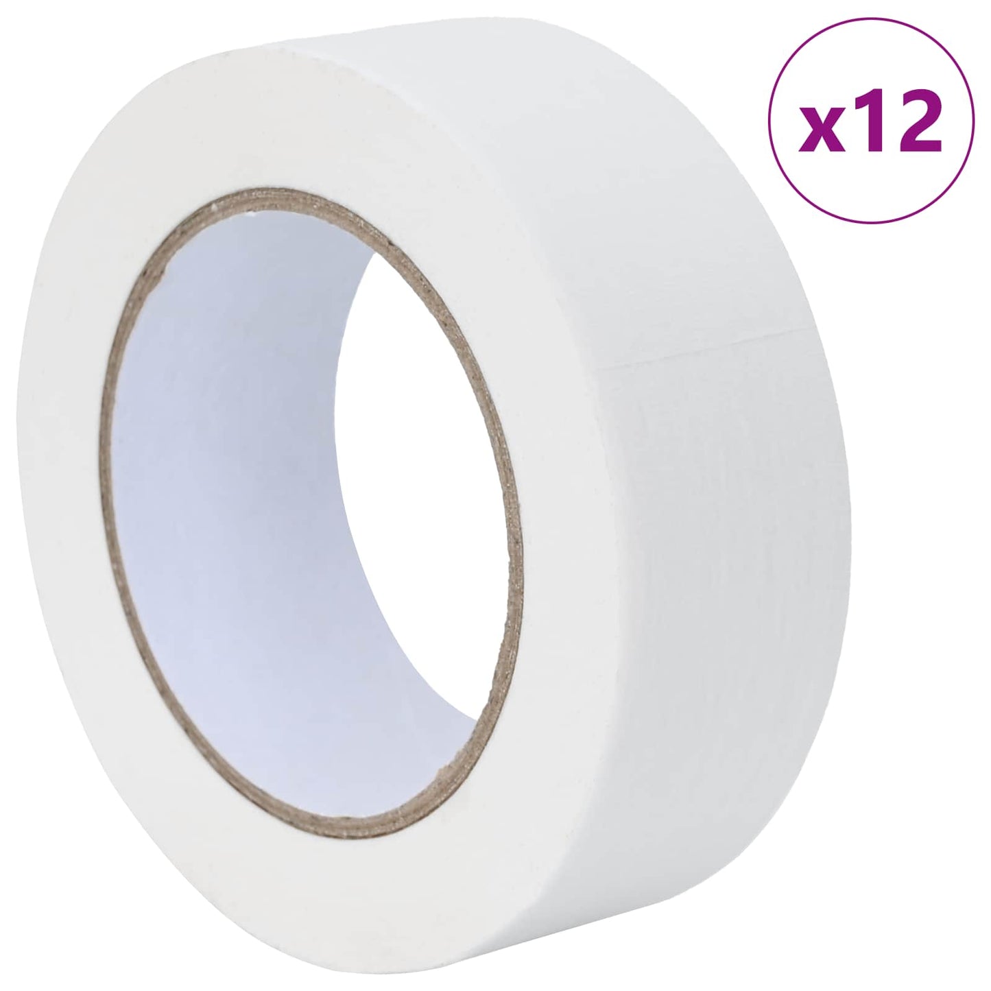 Verf Maskertapes 12 pcs Wit 38mm x 50m Papier is nu te koop bij PeponiXL, paradijselijk wonen!