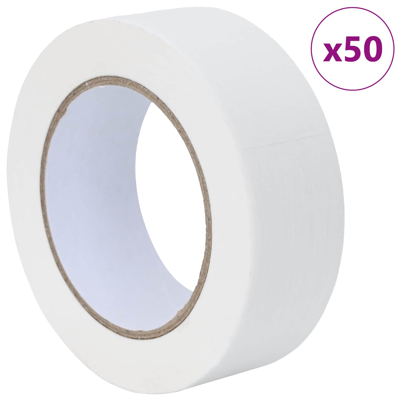 Verf Maskertapes 50 pcs Wit 38mm x 50m Papier is nu te koop bij PeponiXL, paradijselijk wonen!