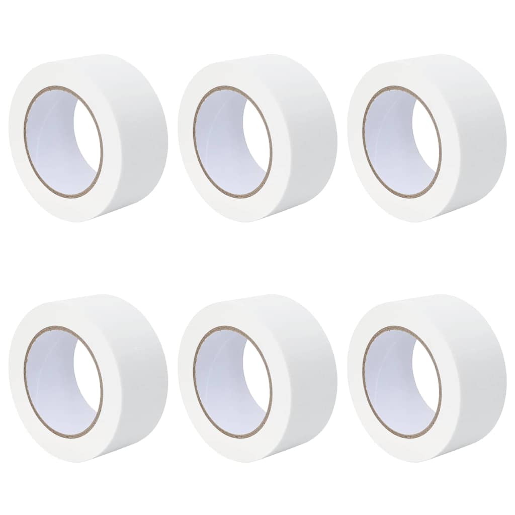 Verf Maskertapes 6 pcs Wit 50mm x 50m Papier is nu te koop bij PeponiXL, paradijselijk wonen!