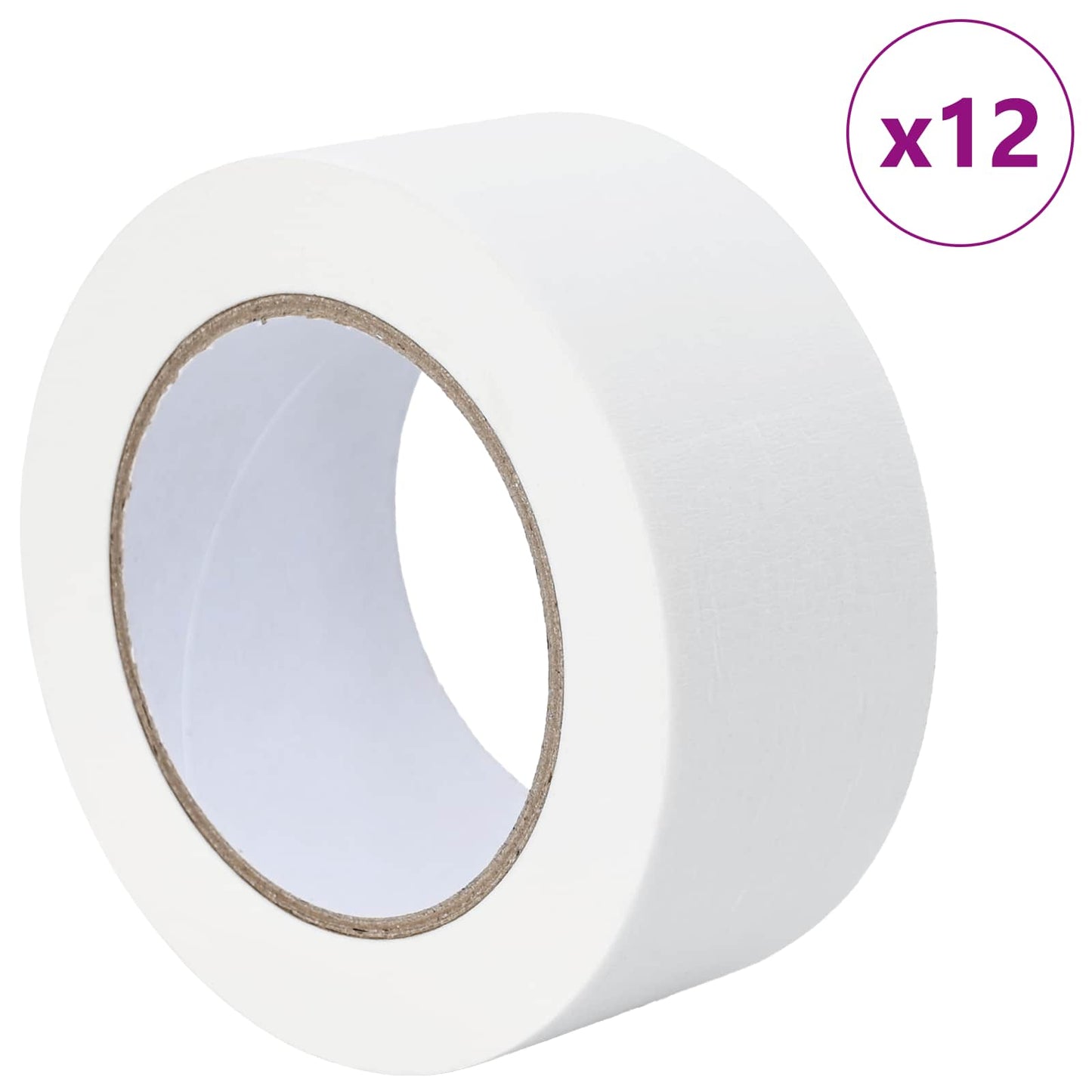 Verf Maskertapes 12 pcs Wit 50mm x 50m Papier is nu te koop bij PeponiXL, paradijselijk wonen!