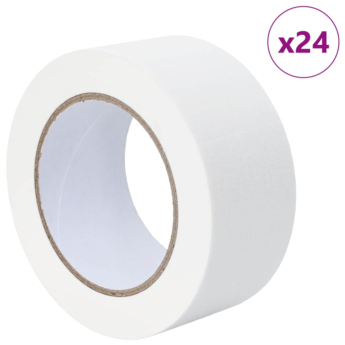 Verf Maskertapes 24 pcs Wit 50mm x 50m Papier is nu te koop bij PeponiXL, paradijselijk wonen!