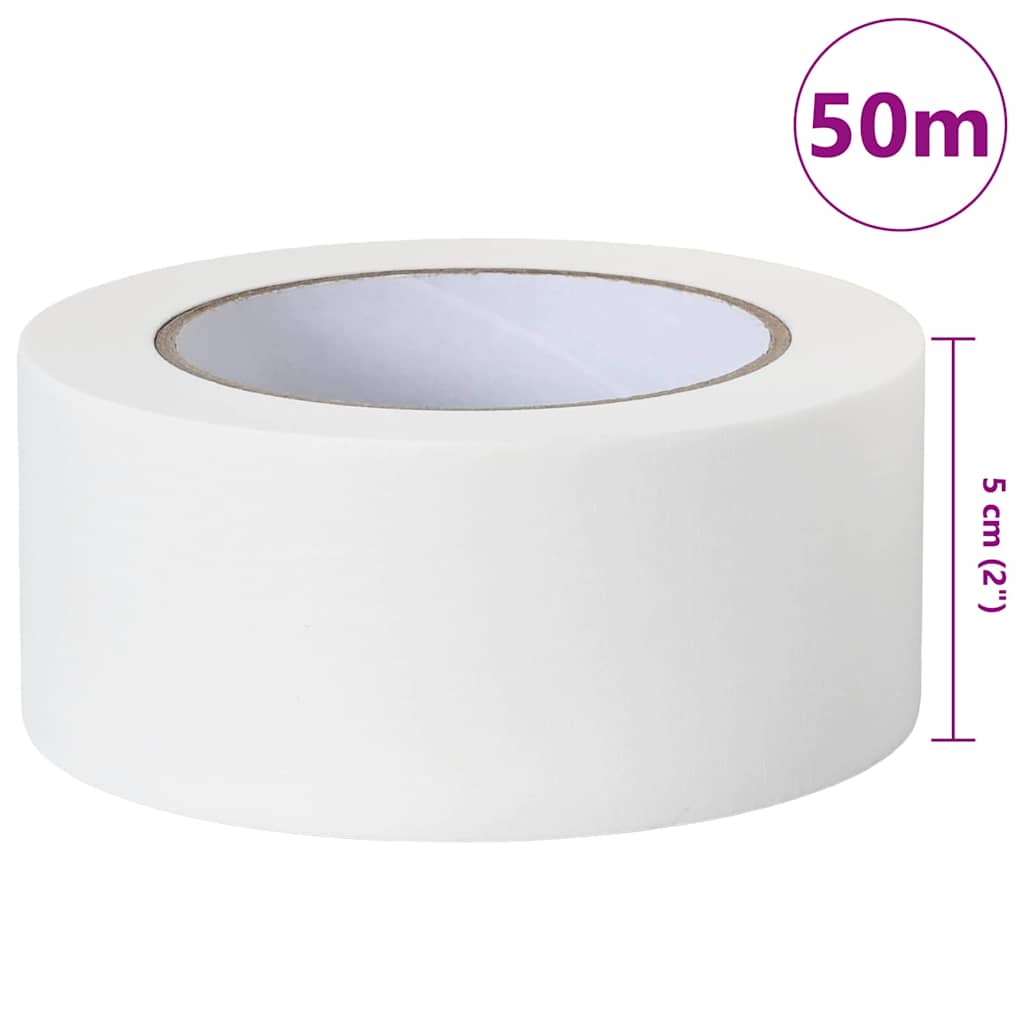 Verf Maskertapes 50 pcs Wit 50mm x 50m Papier is nu te koop bij PeponiXL, paradijselijk wonen!