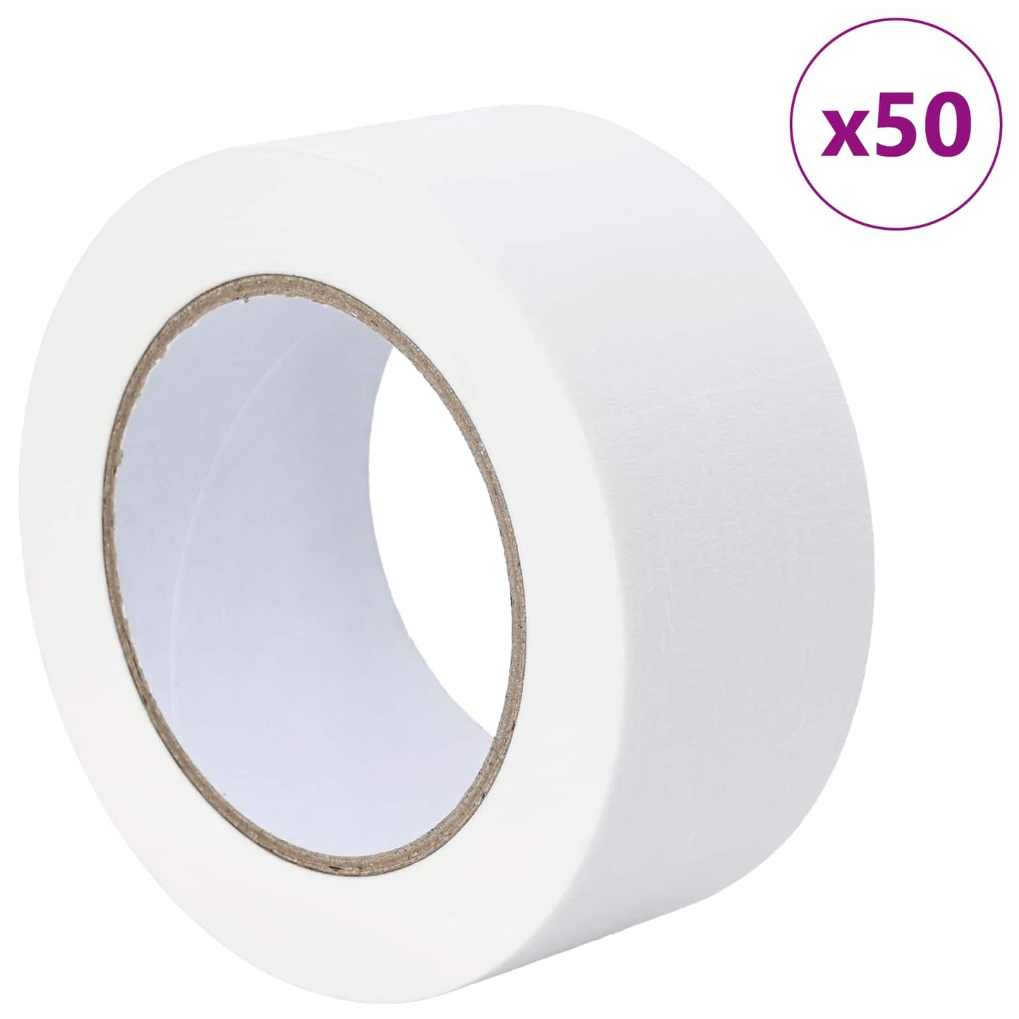 Verf Maskertapes 50 pcs Wit 50mm x 50m Papier is nu te koop bij PeponiXL, paradijselijk wonen!