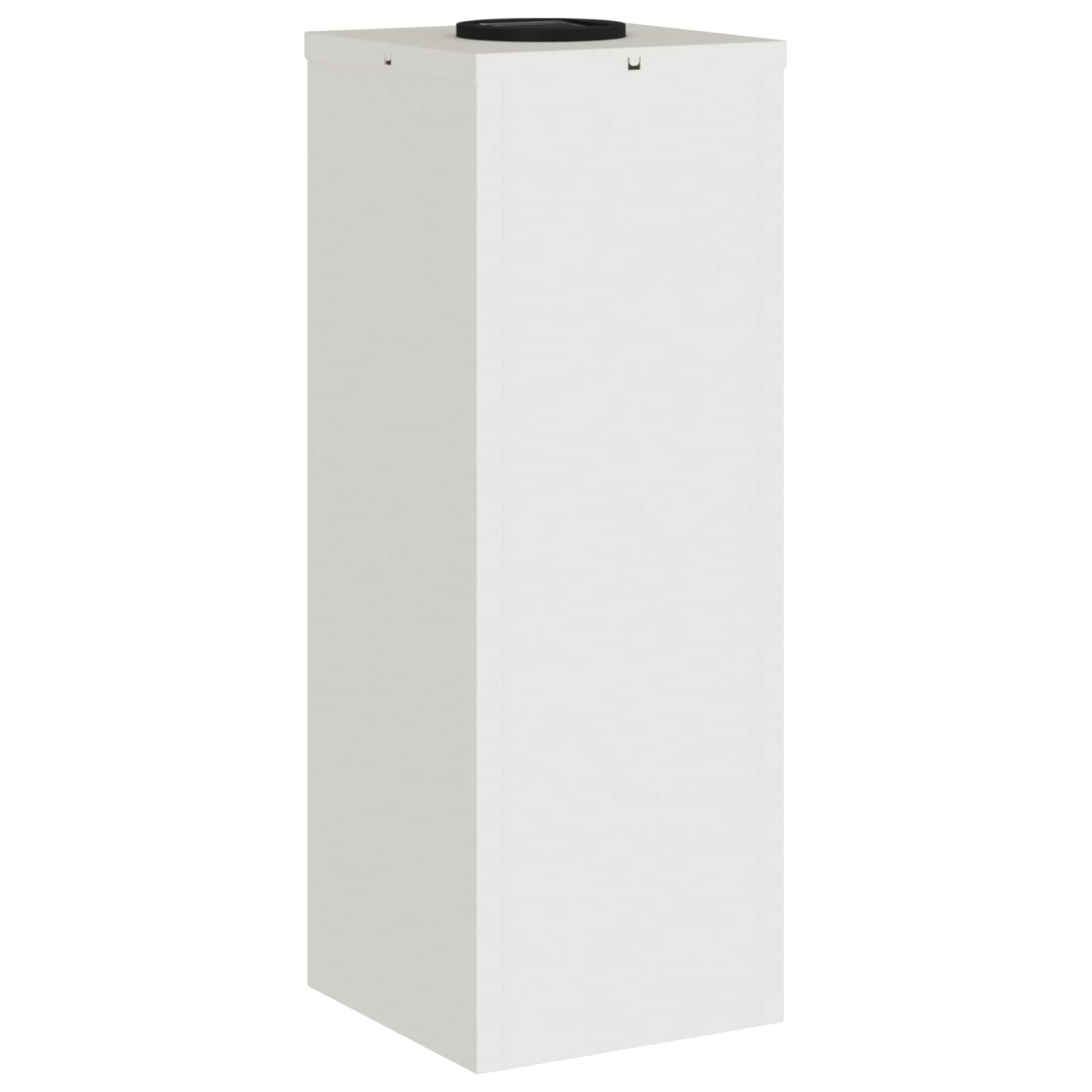 Zonne LED Padverlichting 2 pcs Wit Koudgewalst staal is nu te koop bij PeponiXL, paradijselijk wonen!