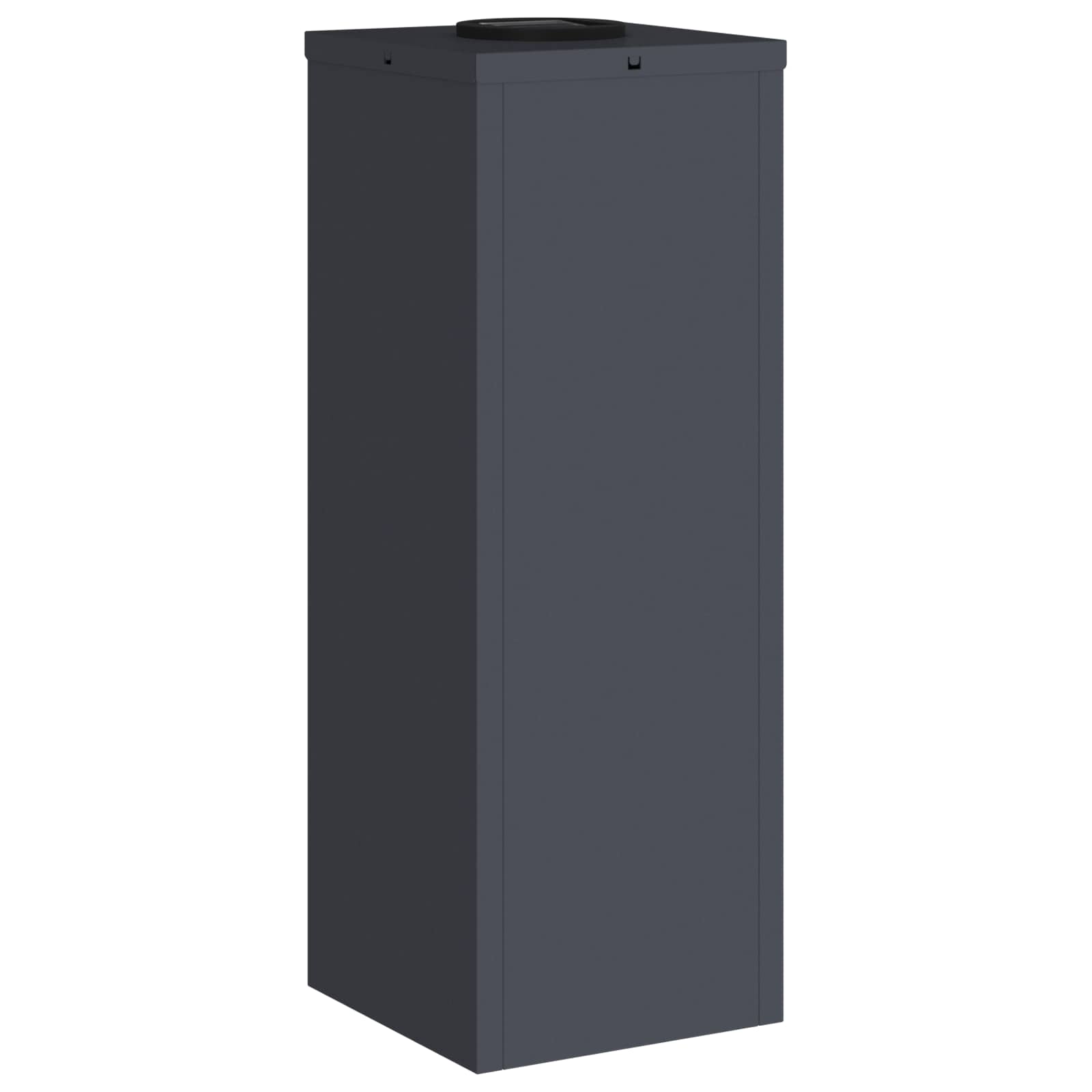 Zonne LED Padverlichting 2 pcs Antraciet Koudgewalst staal is nu te koop bij PeponiXL, paradijselijk wonen!