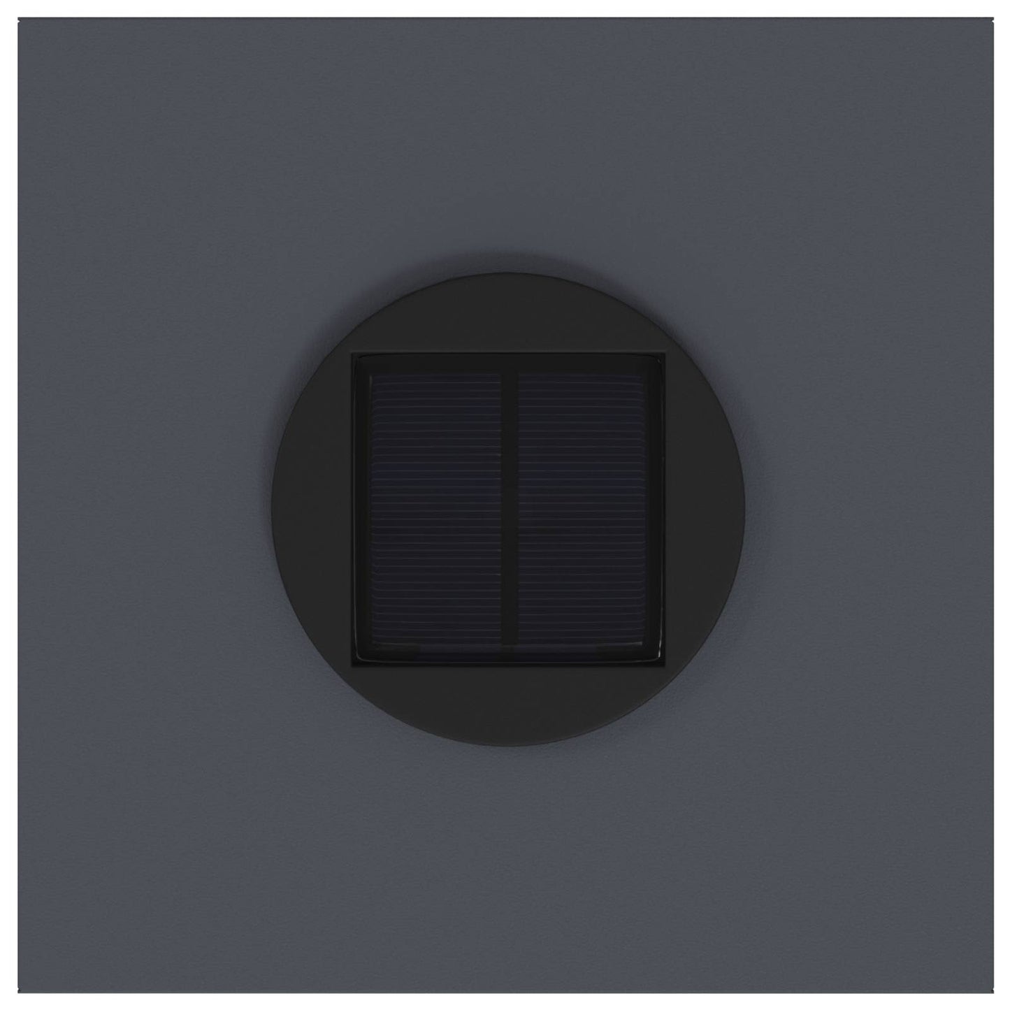 Zonne LED Padverlichting 2 pcs Antraciet Koudgewalst staal is nu te koop bij PeponiXL, paradijselijk wonen!