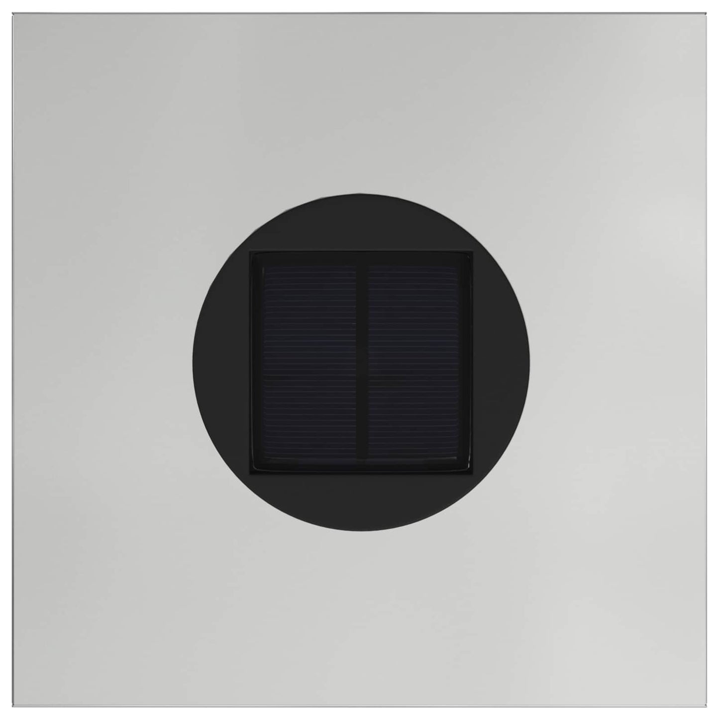 Zonne LED Padverlichting 2 pcs Zilver Gegalvaniseerd is nu te koop bij PeponiXL, paradijselijk wonen!
