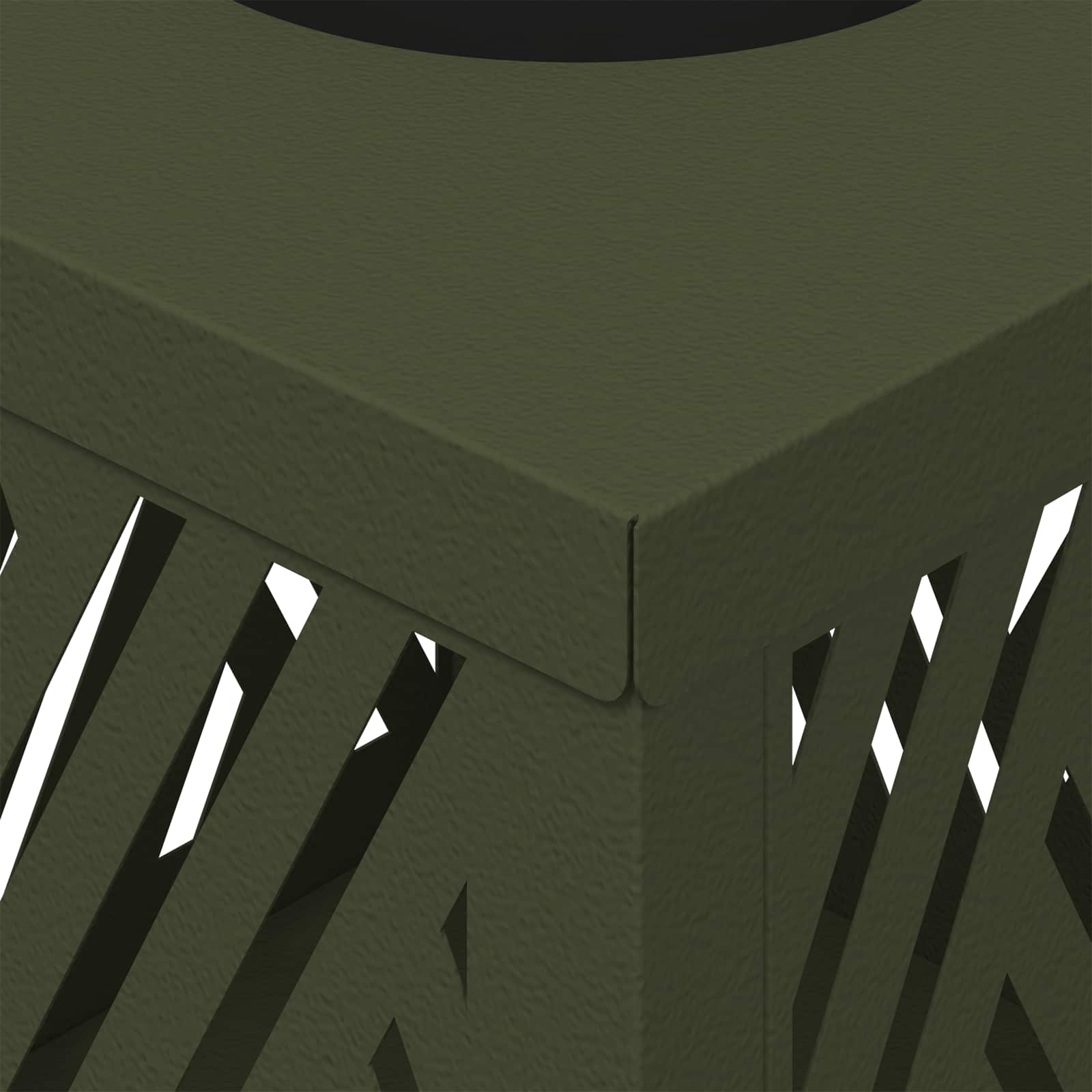 Solar LED Pad Licht 2 pcs Olijf Groen Koudgewalst staal is nu te koop bij PeponiXL, paradijselijk wonen!