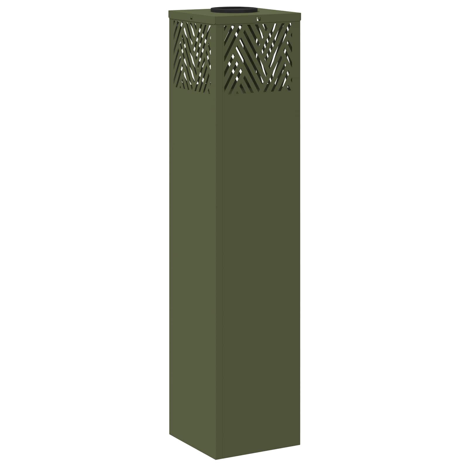 Solar LED Pad Licht 2 pcs Olijf Groen Koudgewalst staal is nu te koop bij PeponiXL, paradijselijk wonen!