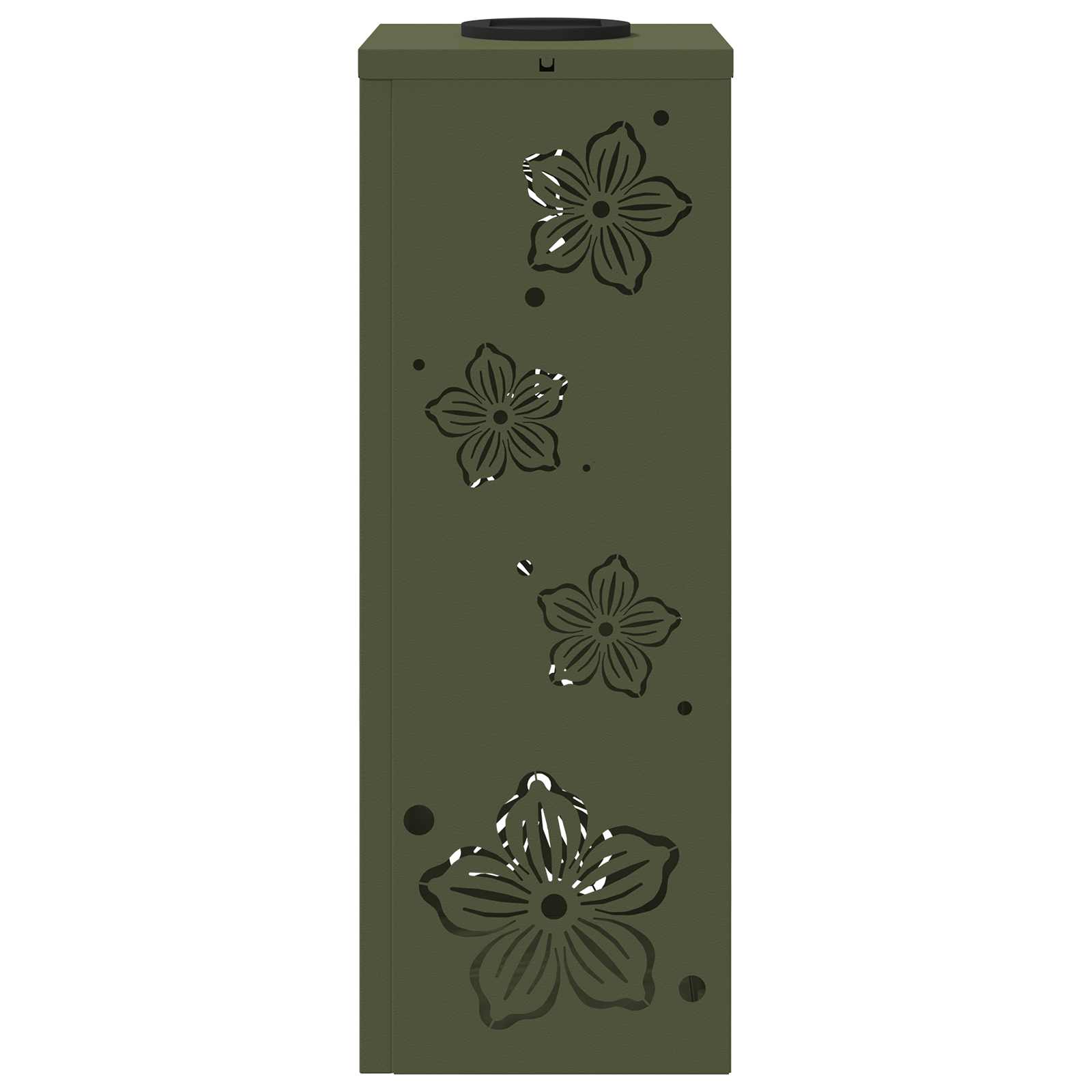 Solar LED Pad Licht 2 pcs Olijf Groen Koudgewalst staal is nu te koop bij PeponiXL, paradijselijk wonen!