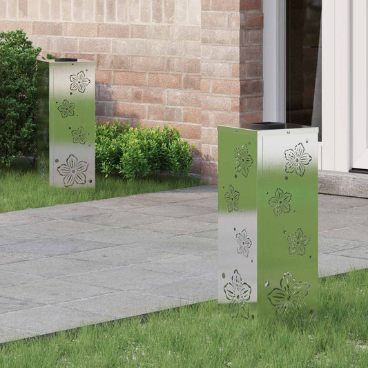 Solar LED Pad Licht 2 pcs Roestvrij staal Roestvrij staal is nu te koop bij PeponiXL, paradijselijk wonen!