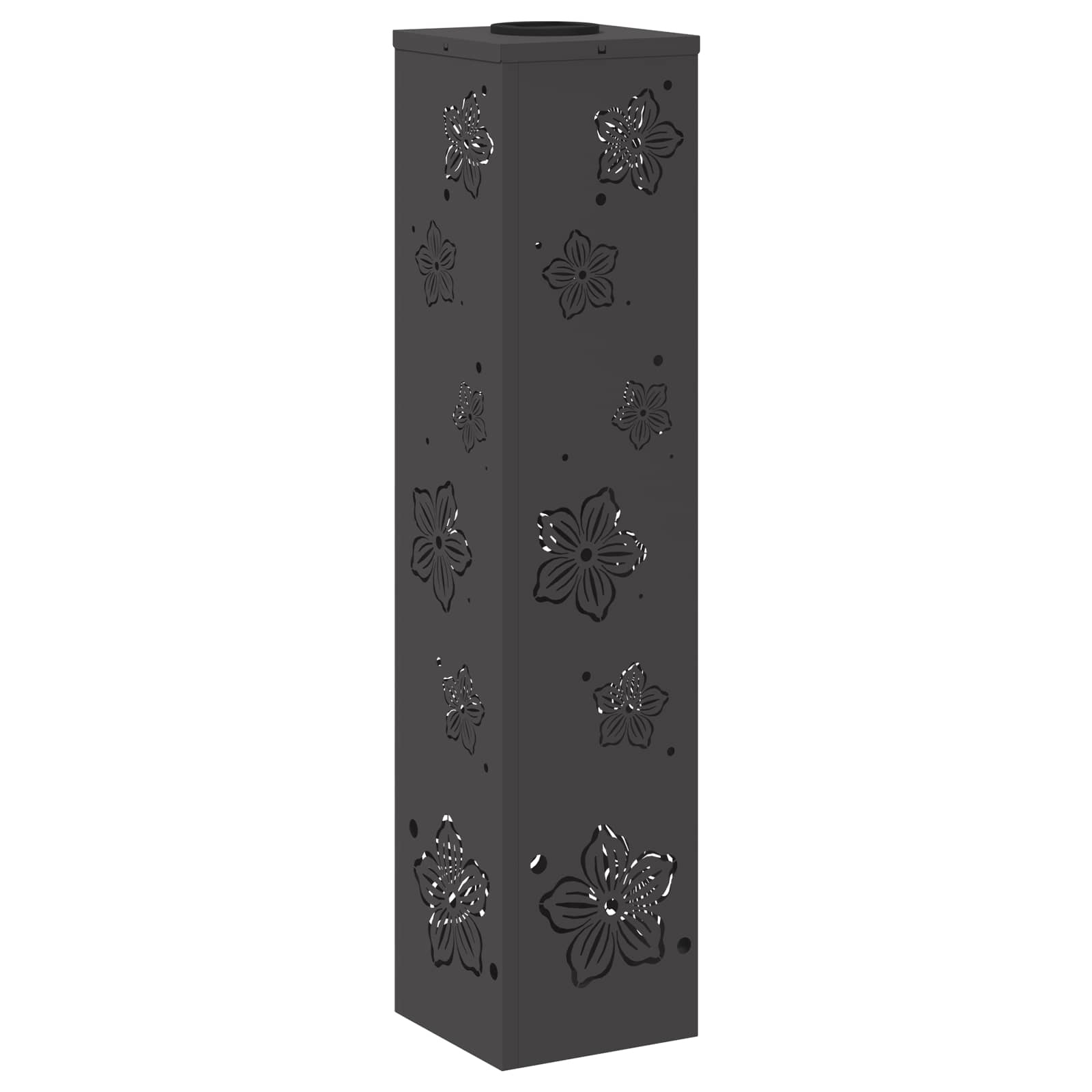 Solar LED Pad Licht 2 pcs Zwart Koudgewalst staal is nu te koop bij PeponiXL, paradijselijk wonen!