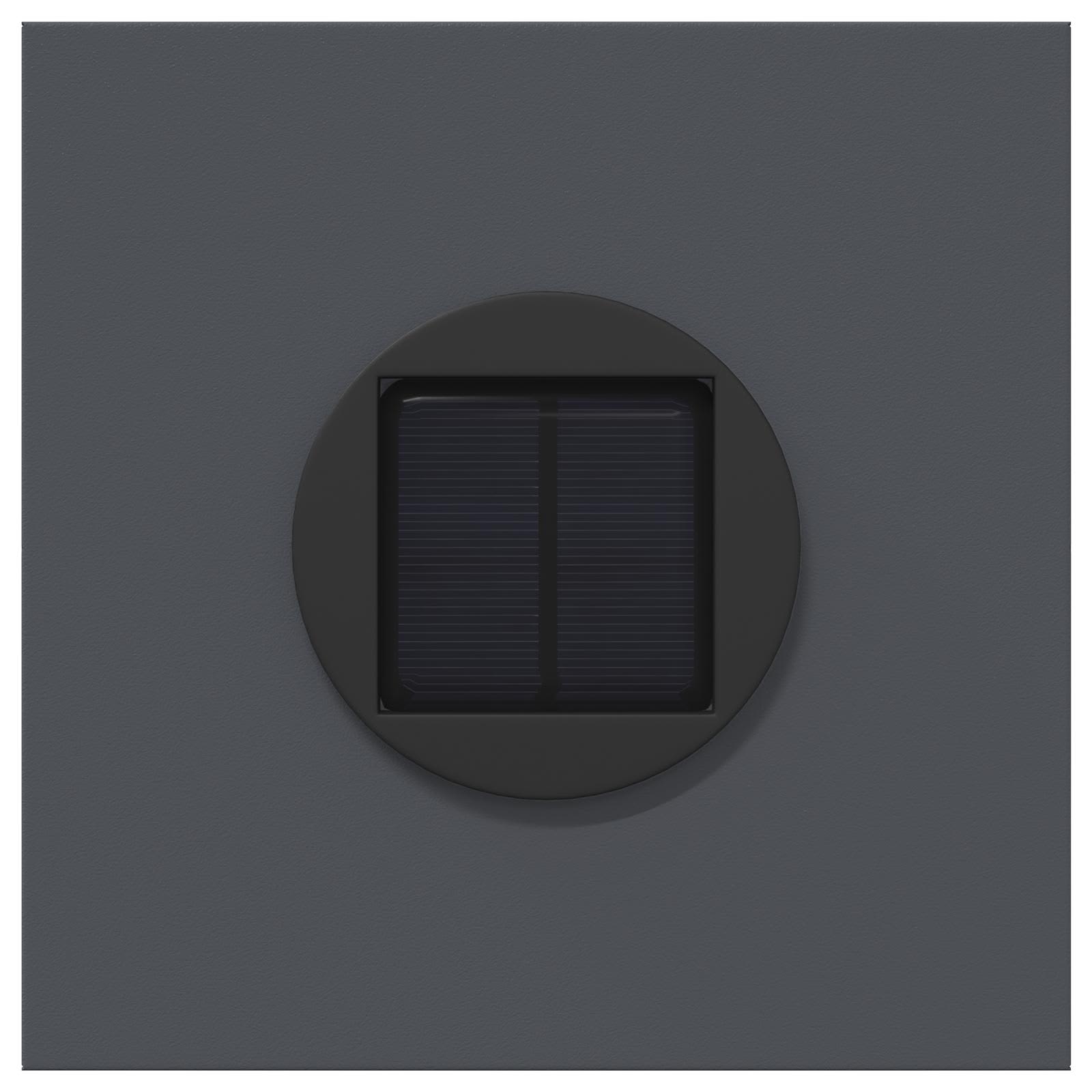 Solar LED Pad Licht 2 pcs Antraciet Koudgewalst staal is nu te koop bij PeponiXL, paradijselijk wonen!