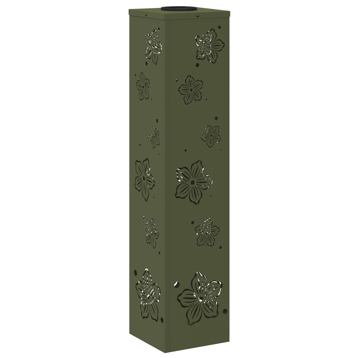 Solar LED Pad Licht 2 pcs Olijf Groen Koudgewalst staal is nu te koop bij PeponiXL, paradijselijk wonen!