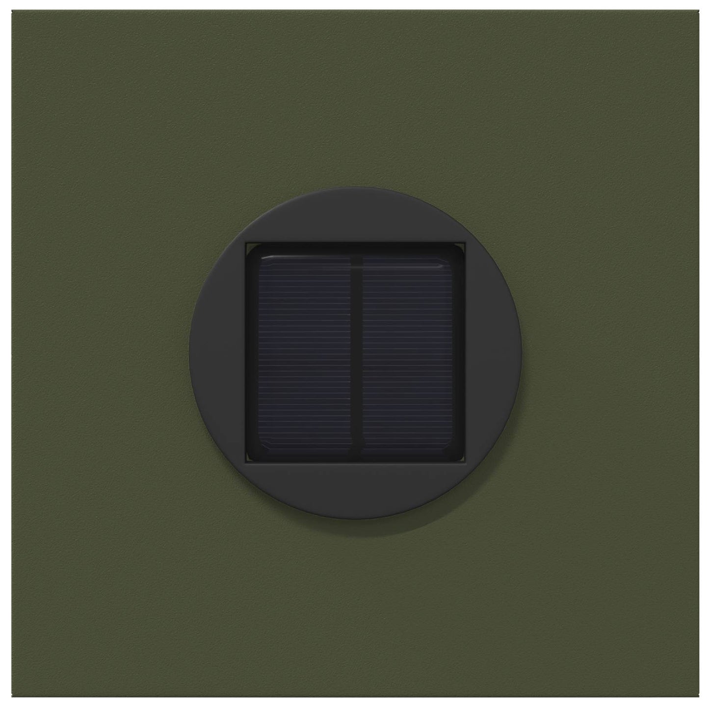 Solar LED Pad Licht 2 pcs Olijf Groen Koudgewalst staal is nu te koop bij PeponiXL, paradijselijk wonen!