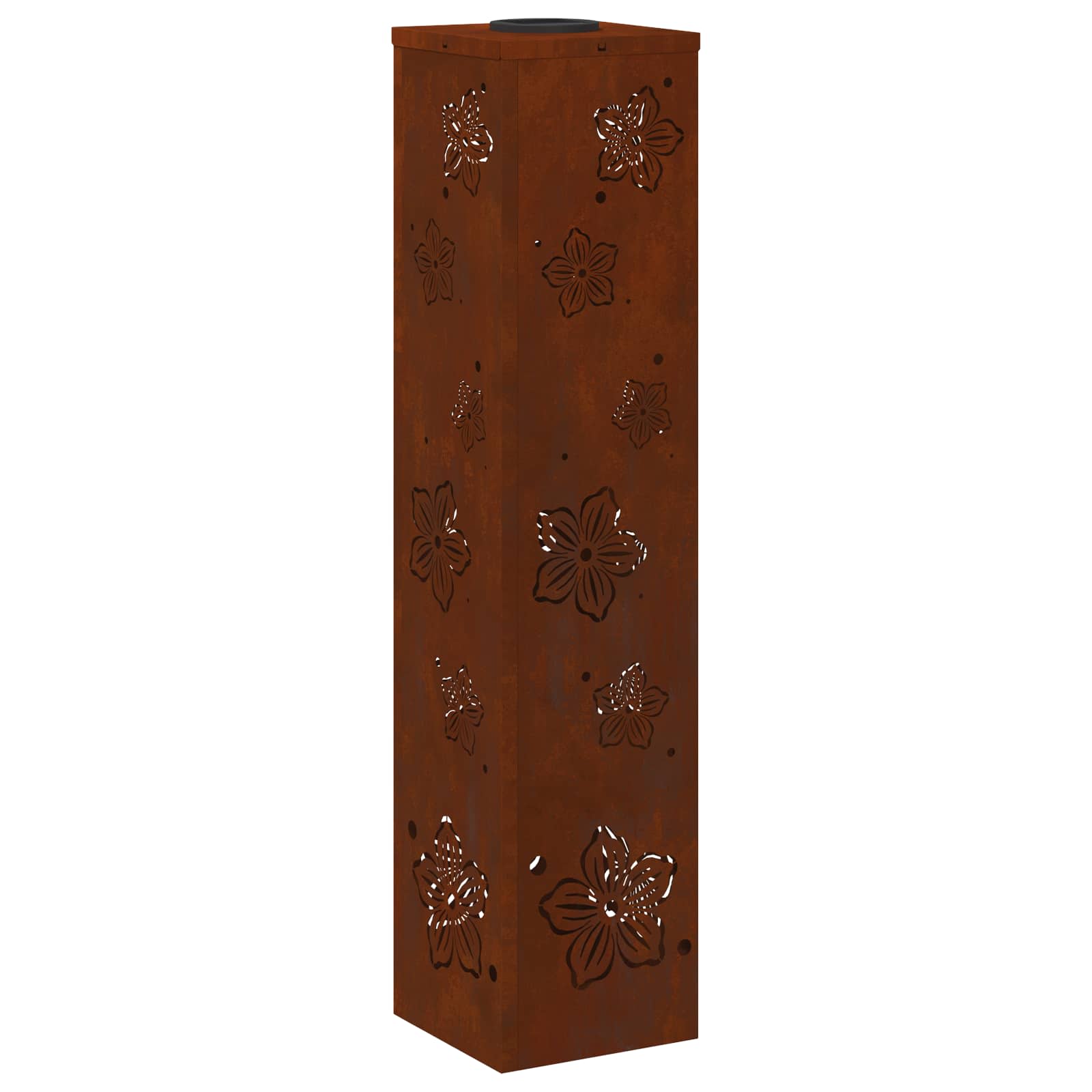 Solar LED Pad Licht 2 pcs Cortenstaal Cortenstaal is nu te koop bij PeponiXL, paradijselijk wonen!