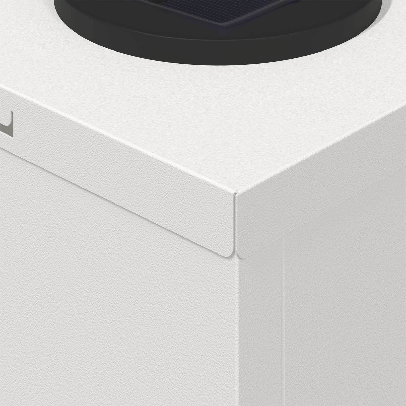 Solar LED Pad Licht 2 pcs Wit Koudgewalst staal is nu te koop bij PeponiXL, paradijselijk wonen!