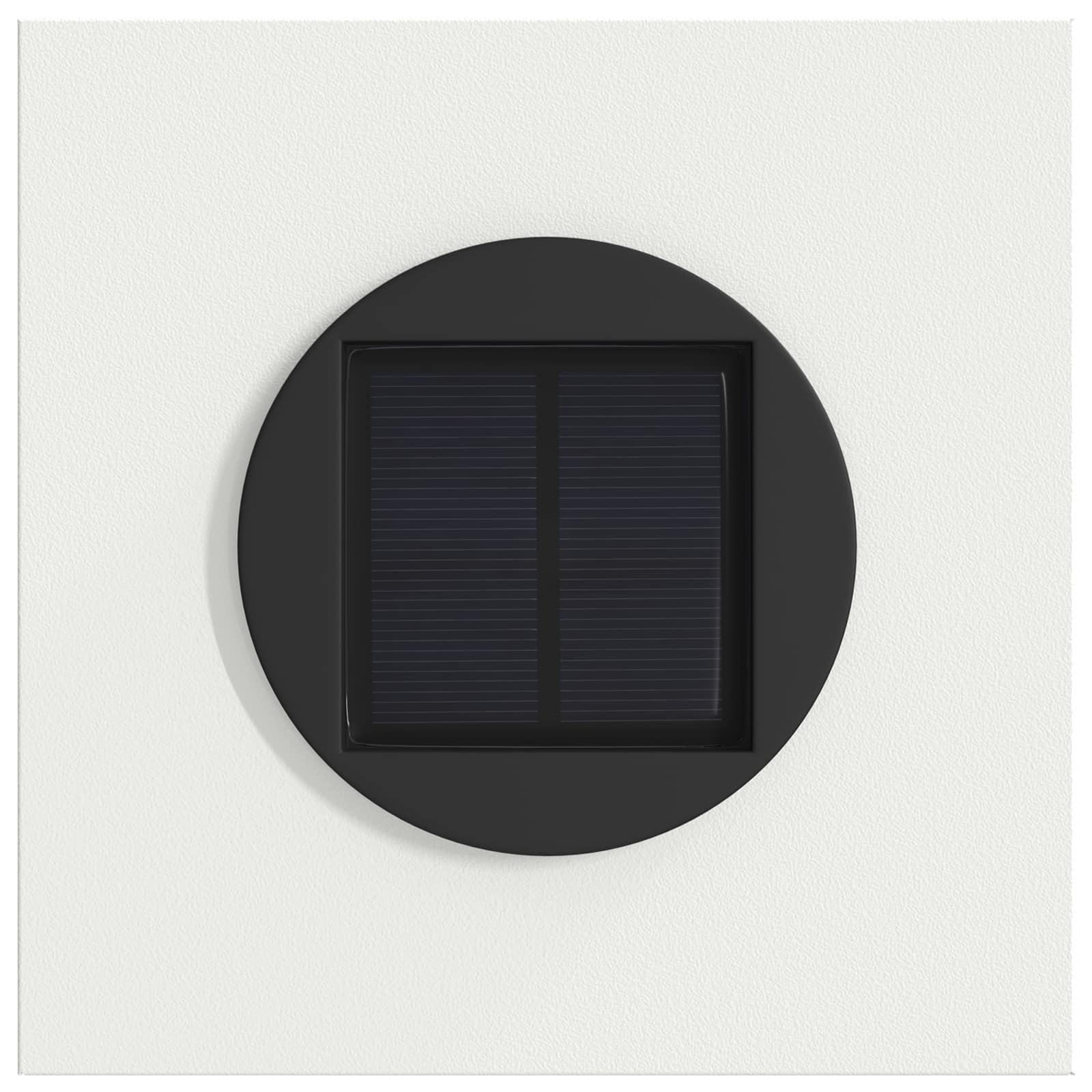 Solar LED Pad Licht 2 pcs Wit Koudgewalst staal is nu te koop bij PeponiXL, paradijselijk wonen!