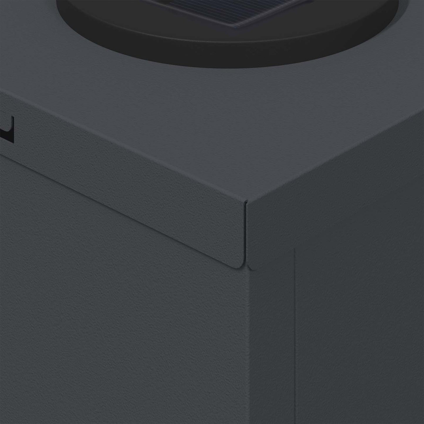 Solar LED Pad Licht 2 pcs Antraciet Koudgewalst staal is nu te koop bij PeponiXL, paradijselijk wonen!