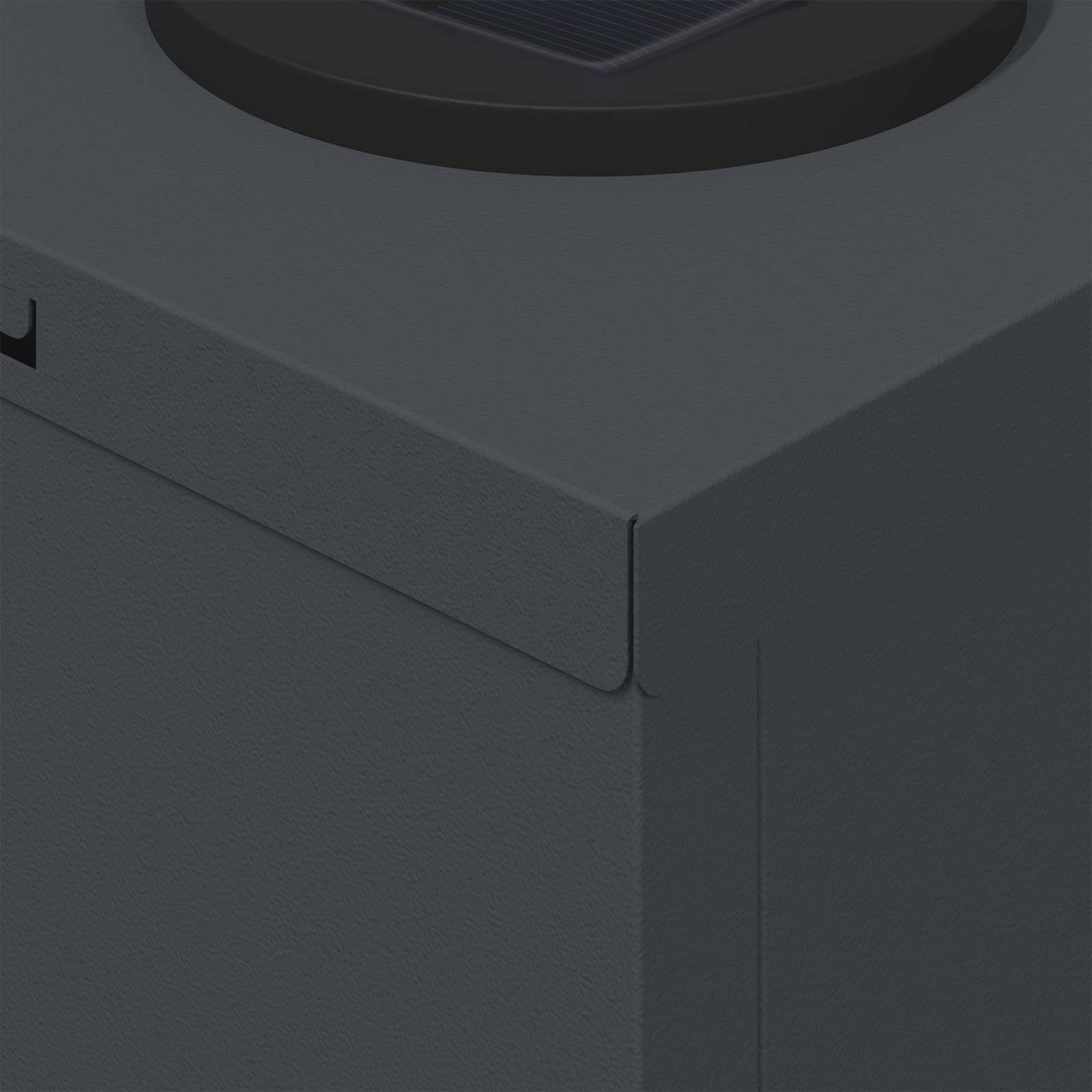 Solar LED Pad Licht 2 pcs Antraciet Koudgewalst staal is nu te koop bij PeponiXL, paradijselijk wonen!