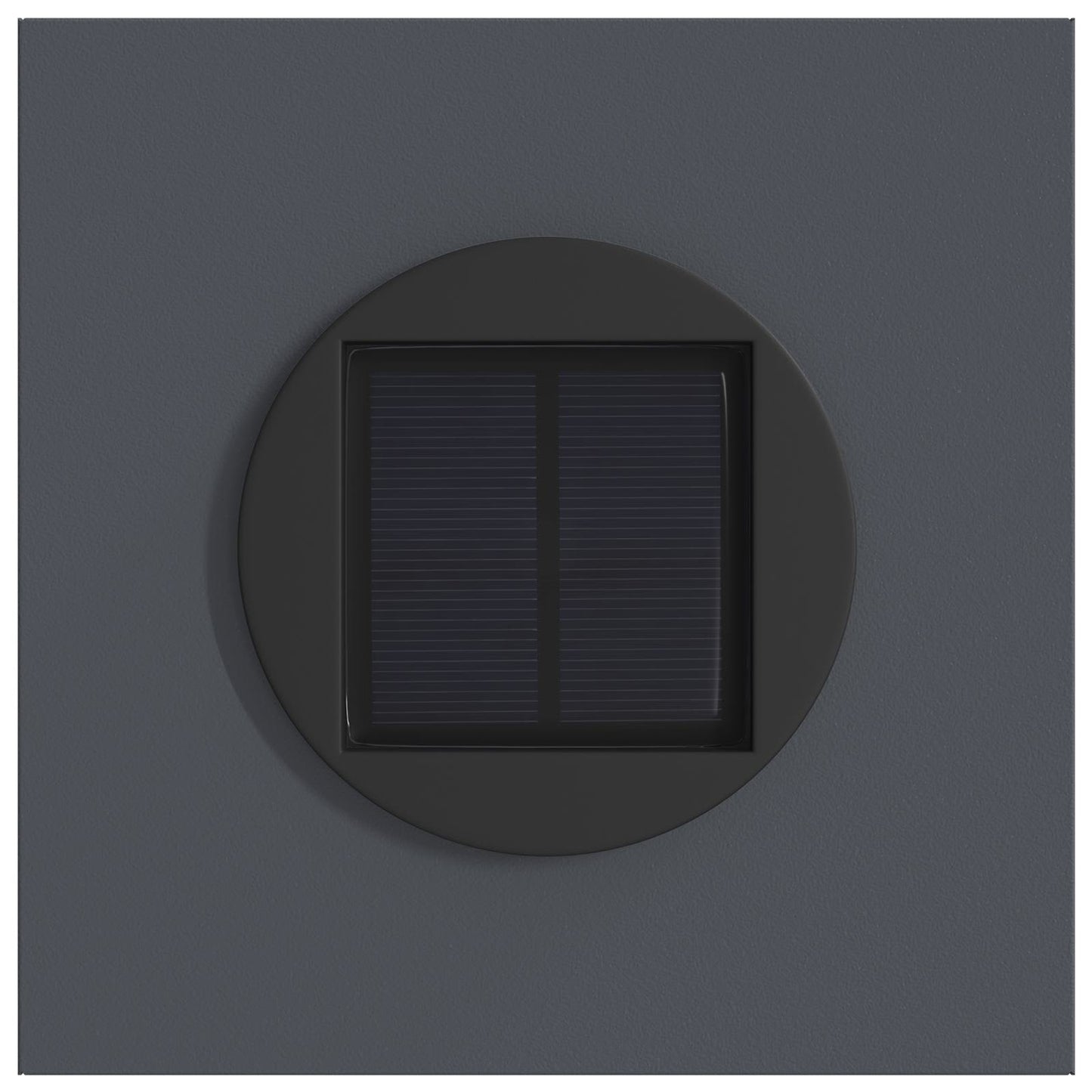 Solar LED Pad Licht 2 pcs Antraciet Koudgewalst staal is nu te koop bij PeponiXL, paradijselijk wonen!