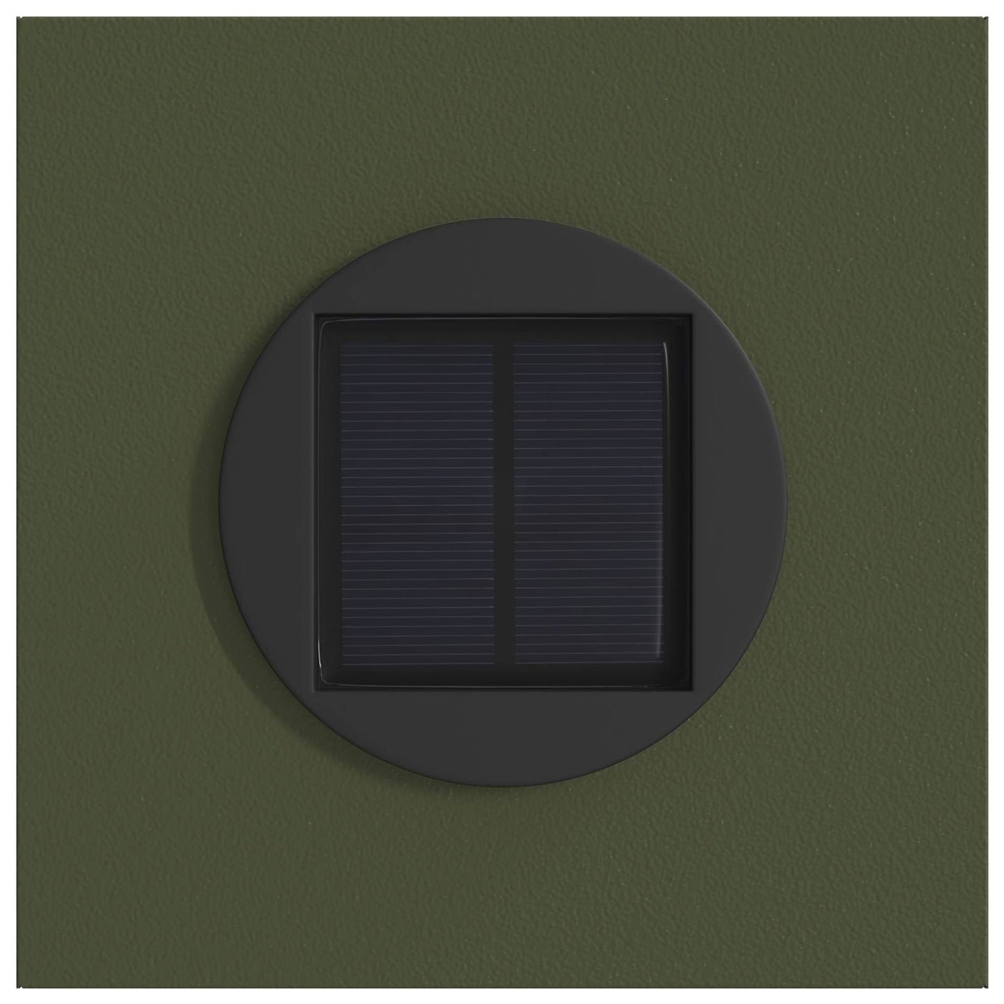 Solar LED Pad Licht 2 pcs Olijf Groen Koudgewalst staal is nu te koop bij PeponiXL, paradijselijk wonen!