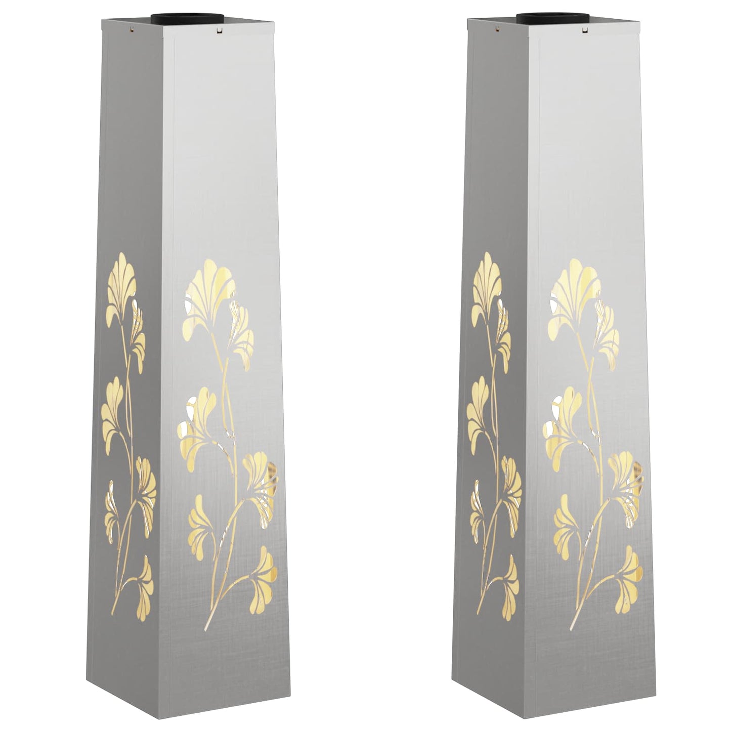 Solar LED Pad Licht 2 pcs Roestvrij staal Roestvrij staal is nu te koop bij PeponiXL, paradijselijk wonen!