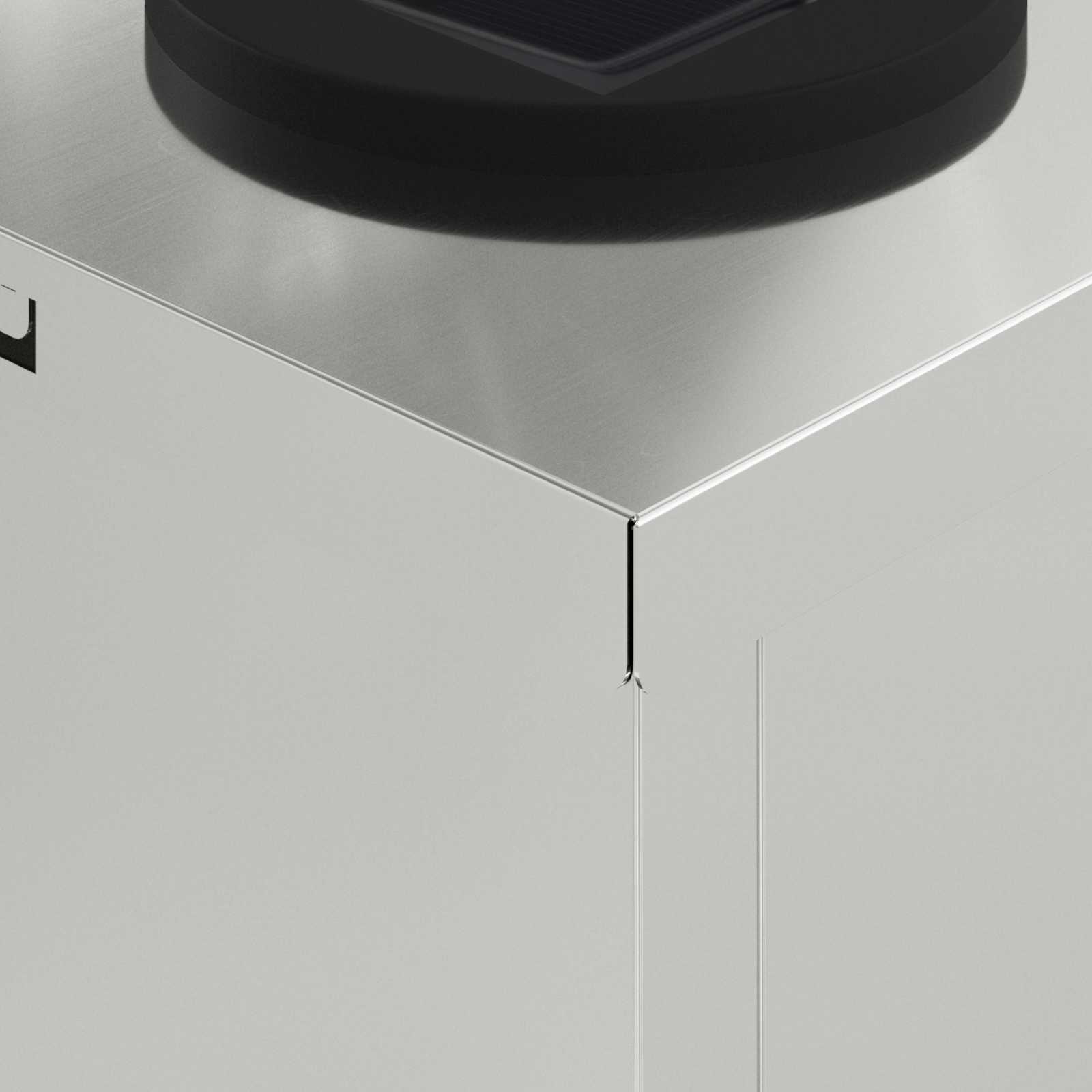 Solar LED Pad Licht 2 pcs Gegalvaniseerd Gegalvaniseerd is nu te koop bij PeponiXL, paradijselijk wonen!