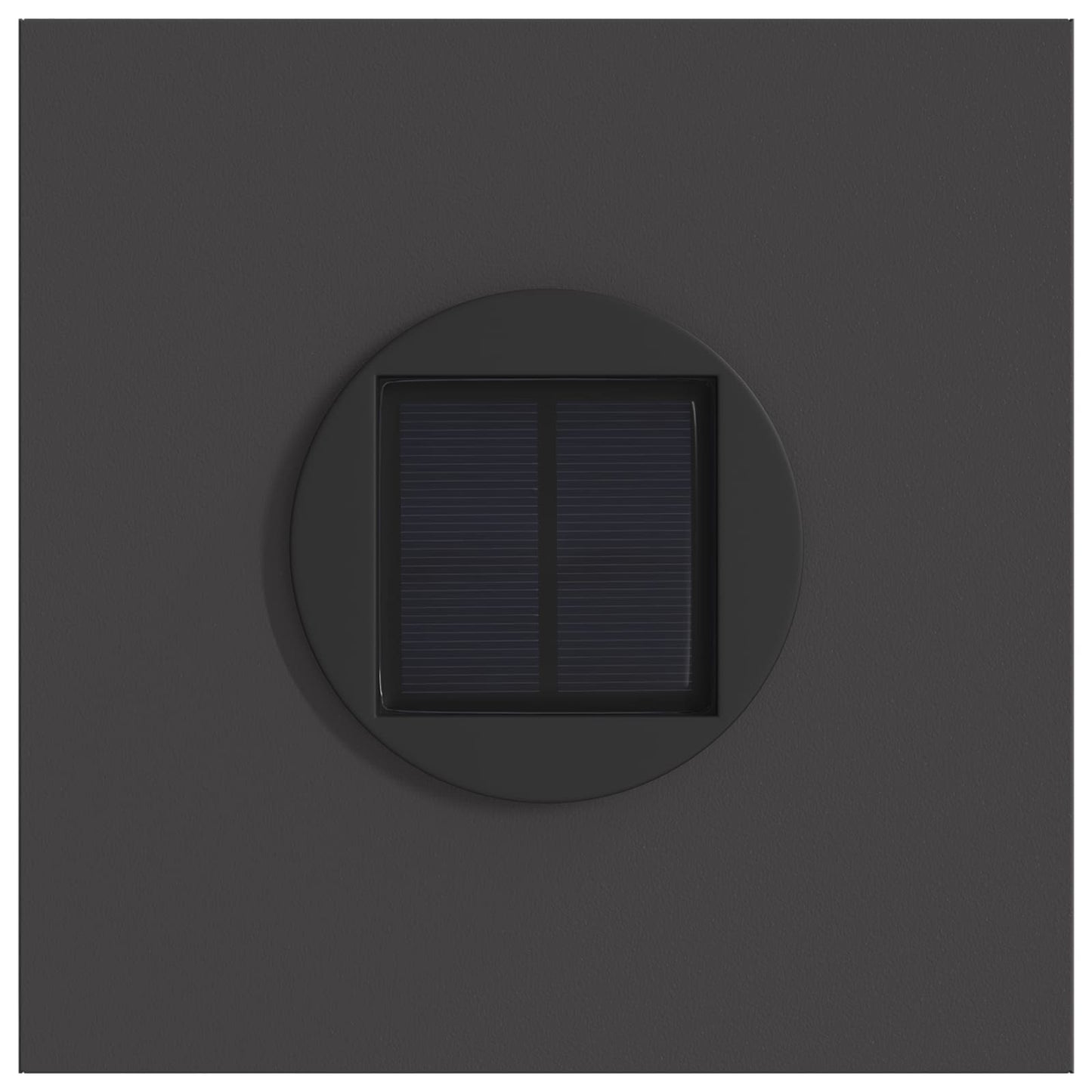 Solar LED Pad Licht 2 pcs Zwart Koudgewalst staal is nu te koop bij PeponiXL, paradijselijk wonen!