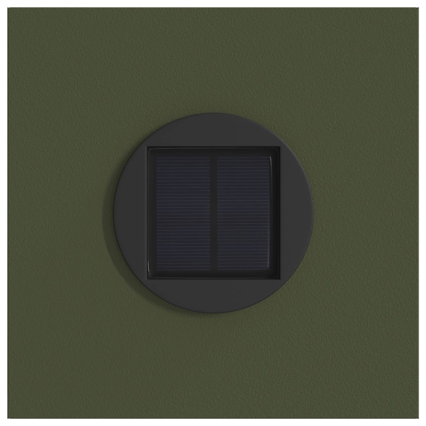 Solar LED Pad Licht 2 pcs Olijf Groen Koudgewalst staal is nu te koop bij PeponiXL, paradijselijk wonen!